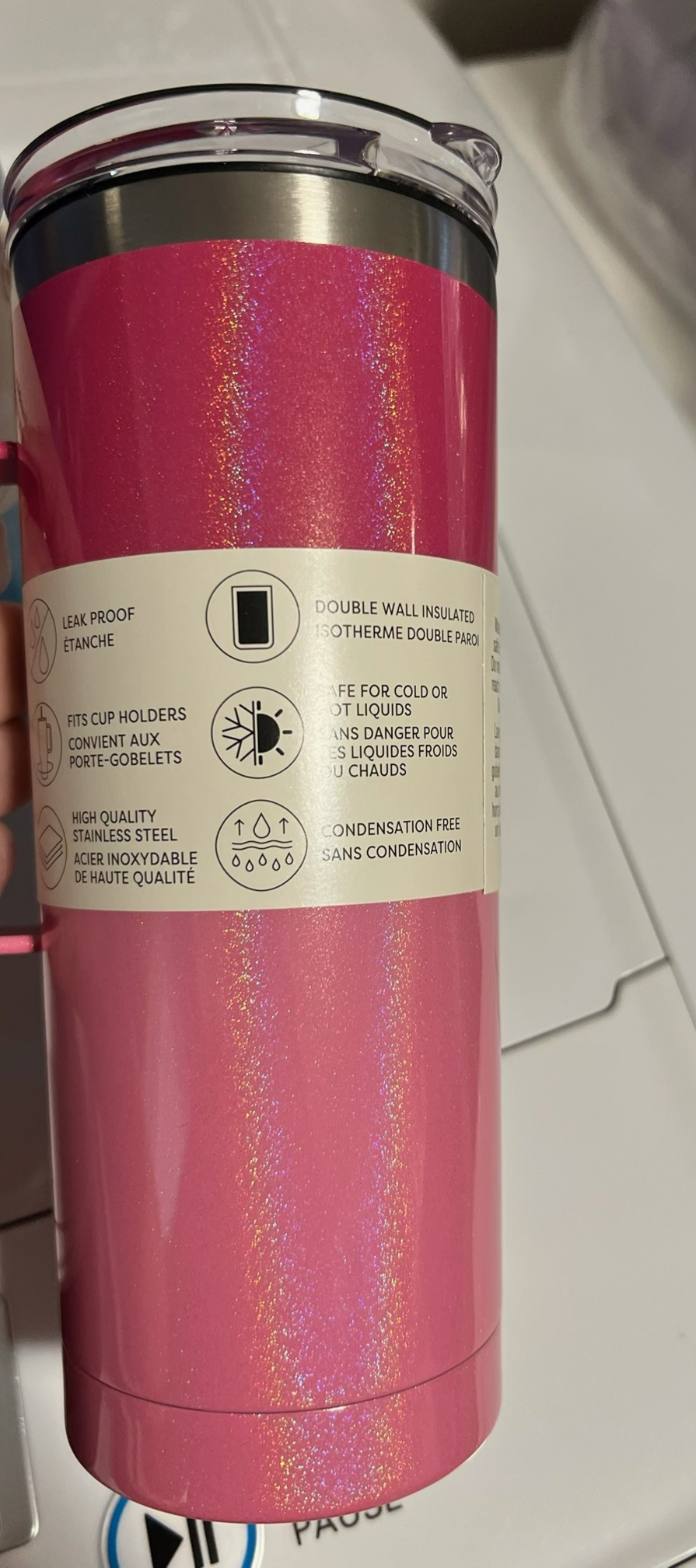 Stainless Steel  coffee tumbler red   20oz.PNG