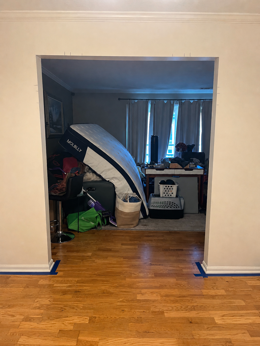 Doorway opening (before)