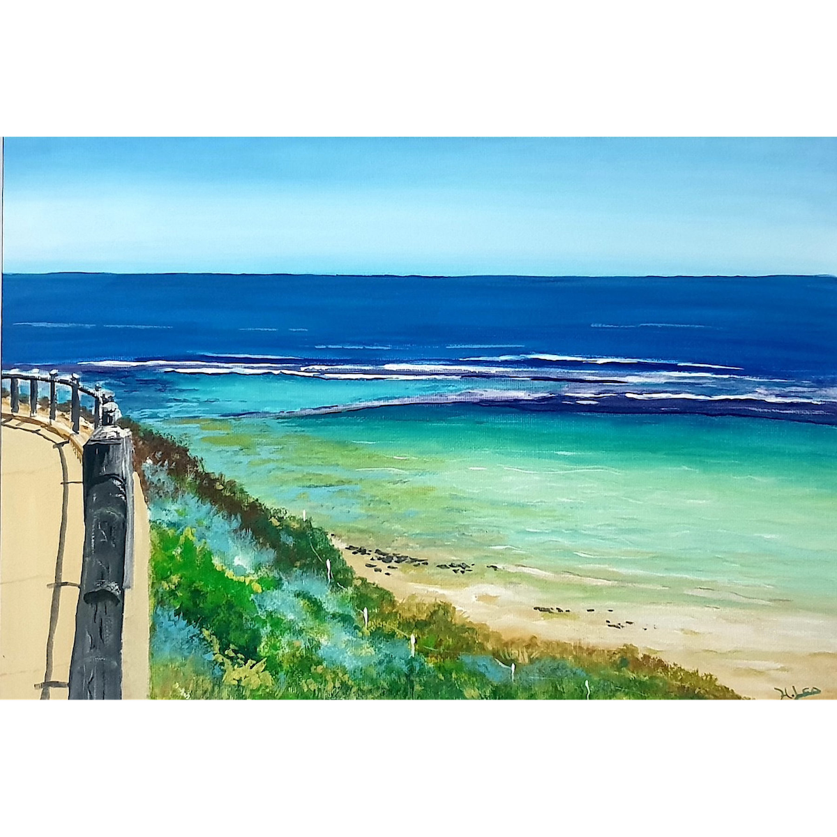 Overlooking Yanchep Lagoon