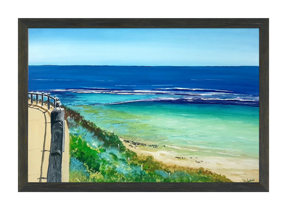 Overlooking Yanchep Lagoon-framed.png
