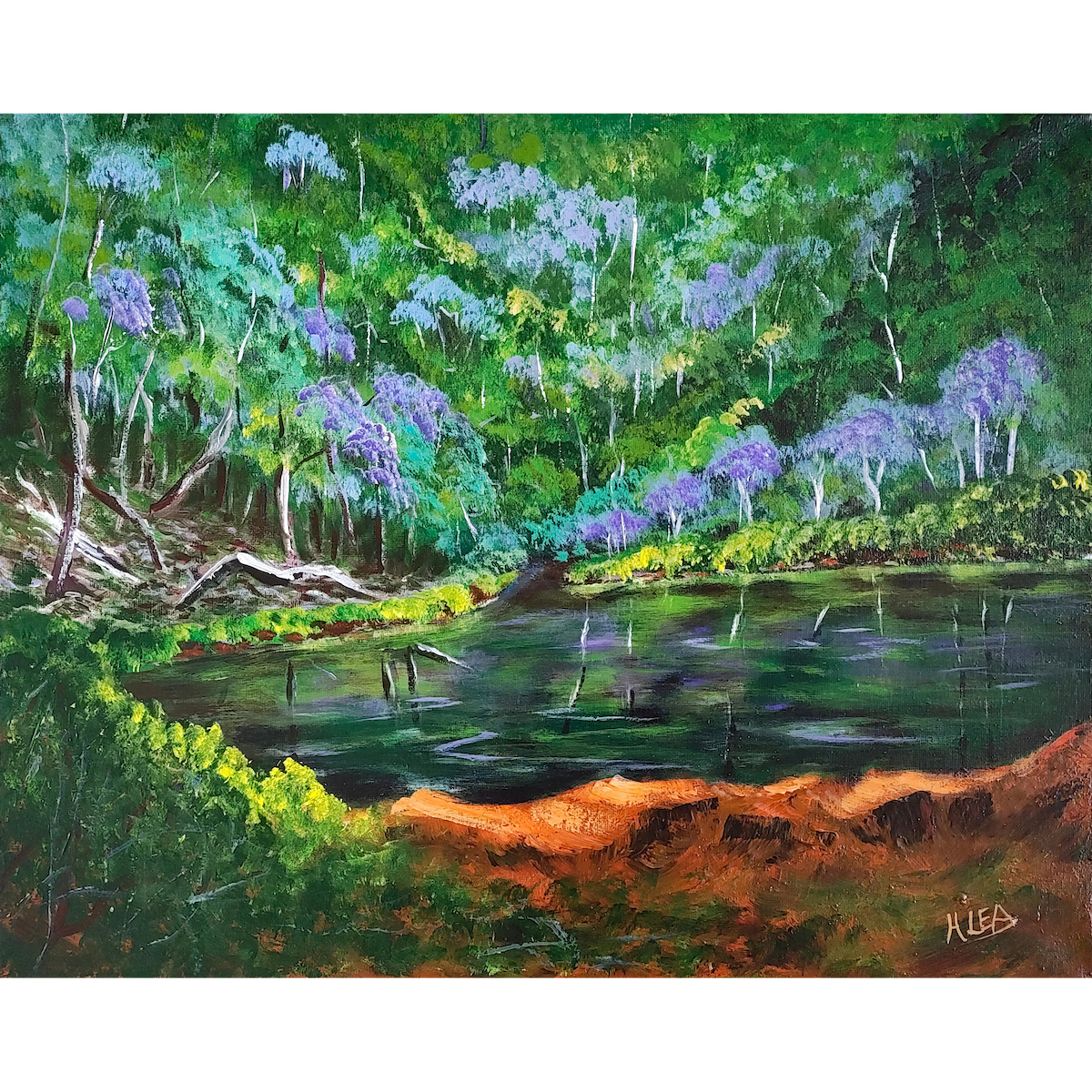 River Touched with Mauve