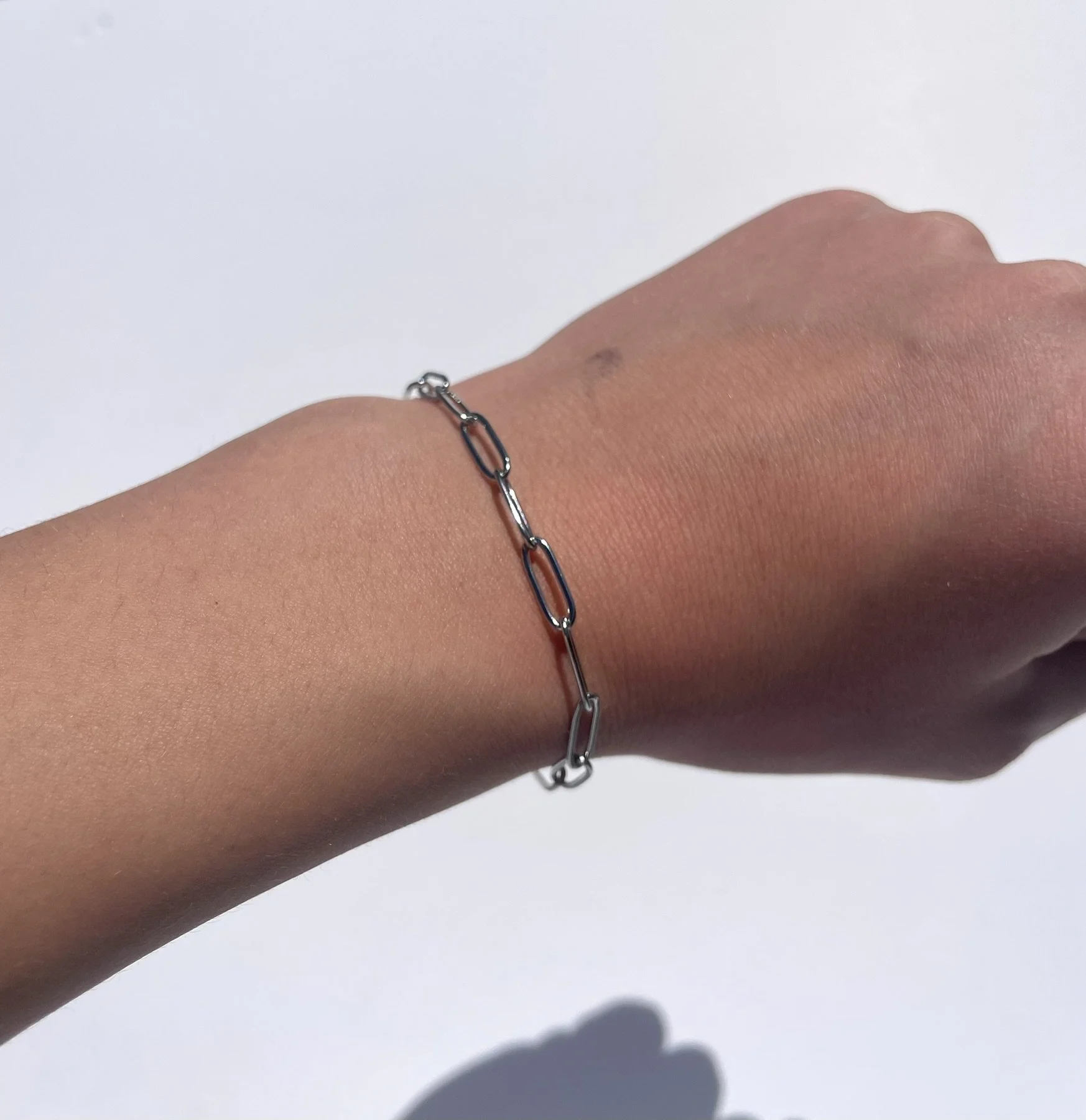 Paper Clip Style Bracelet
