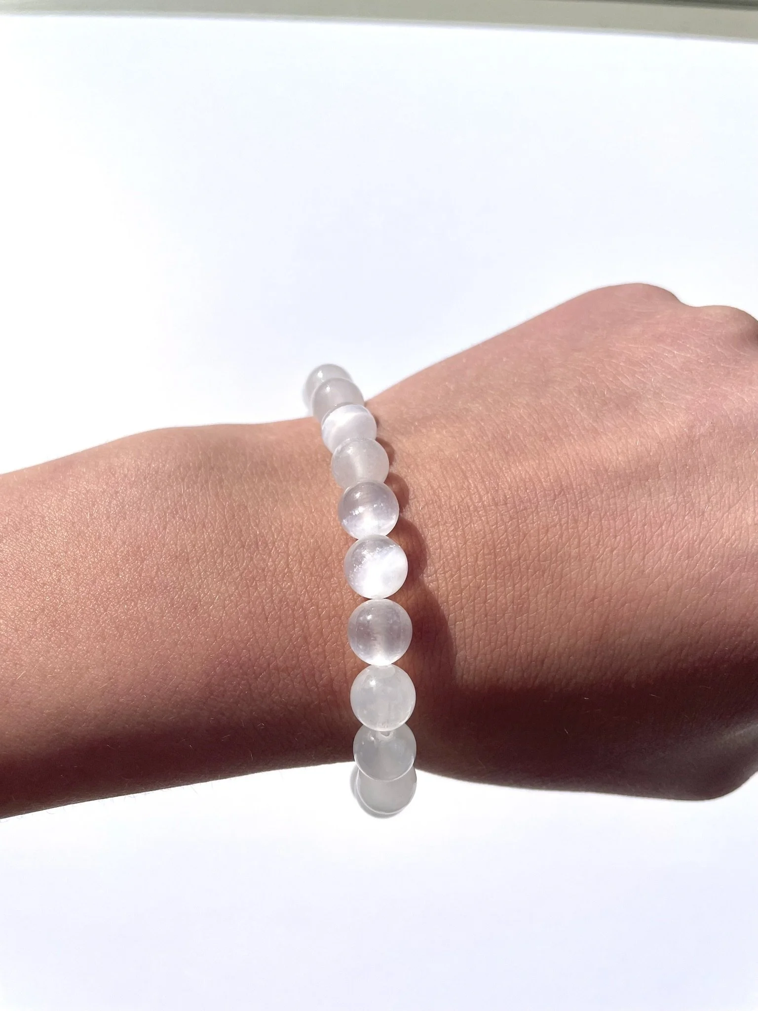 Natural Selenite Bracelet