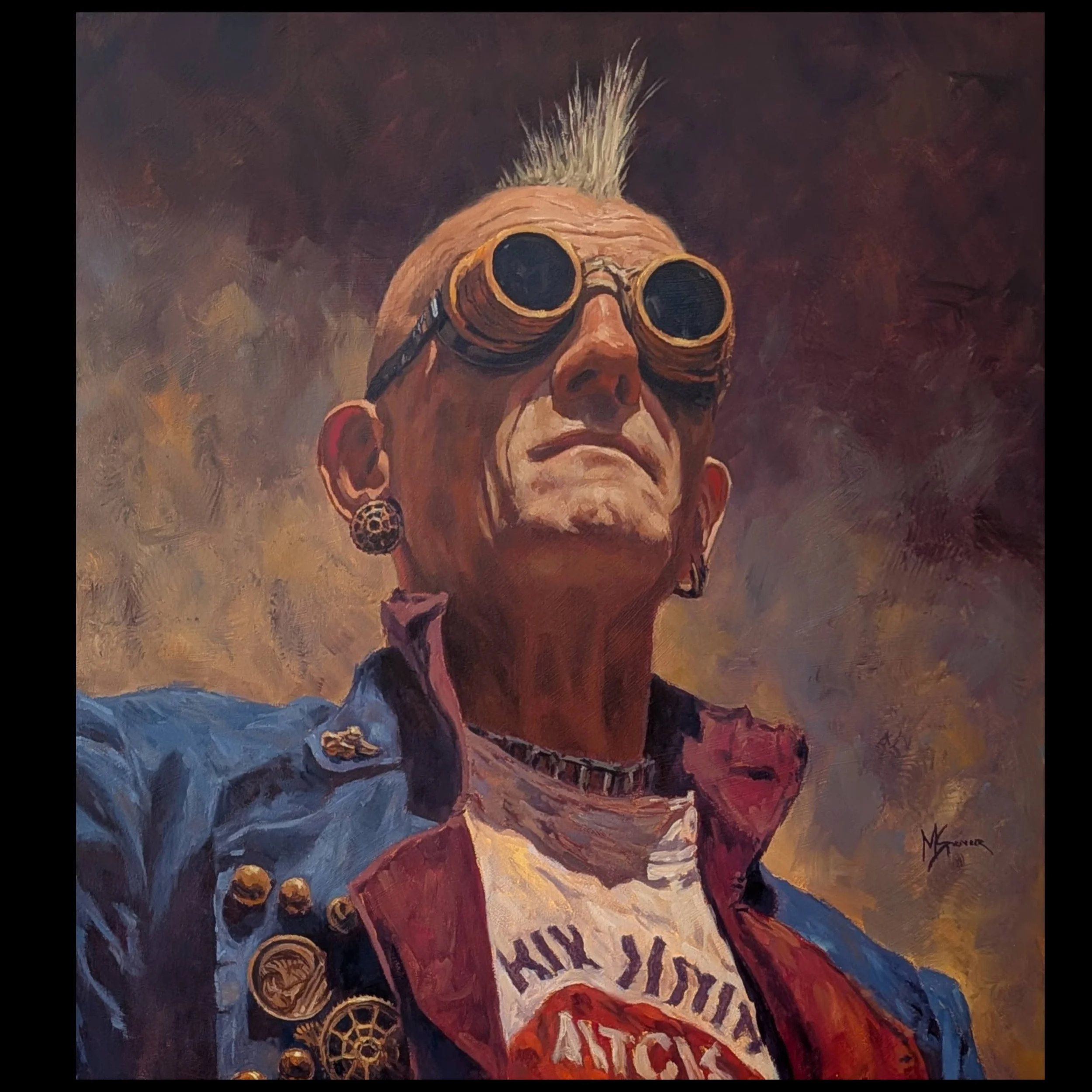 Captain Gage Father of Steampunk (Currently on sale at Gallery)