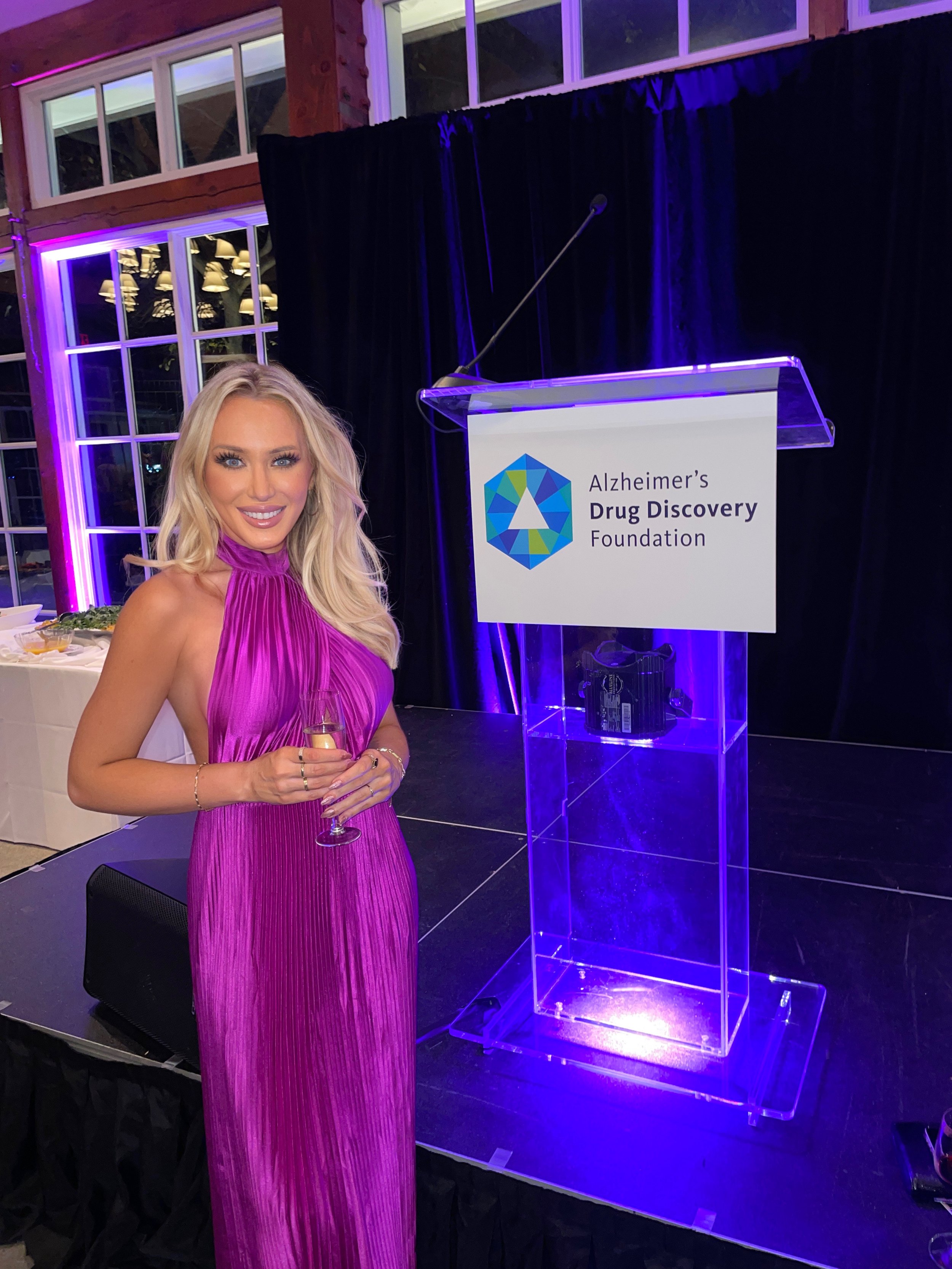 Attending the Alzheimer's Drug Discovery Foundation's House of Purple (Event Committee), 2022