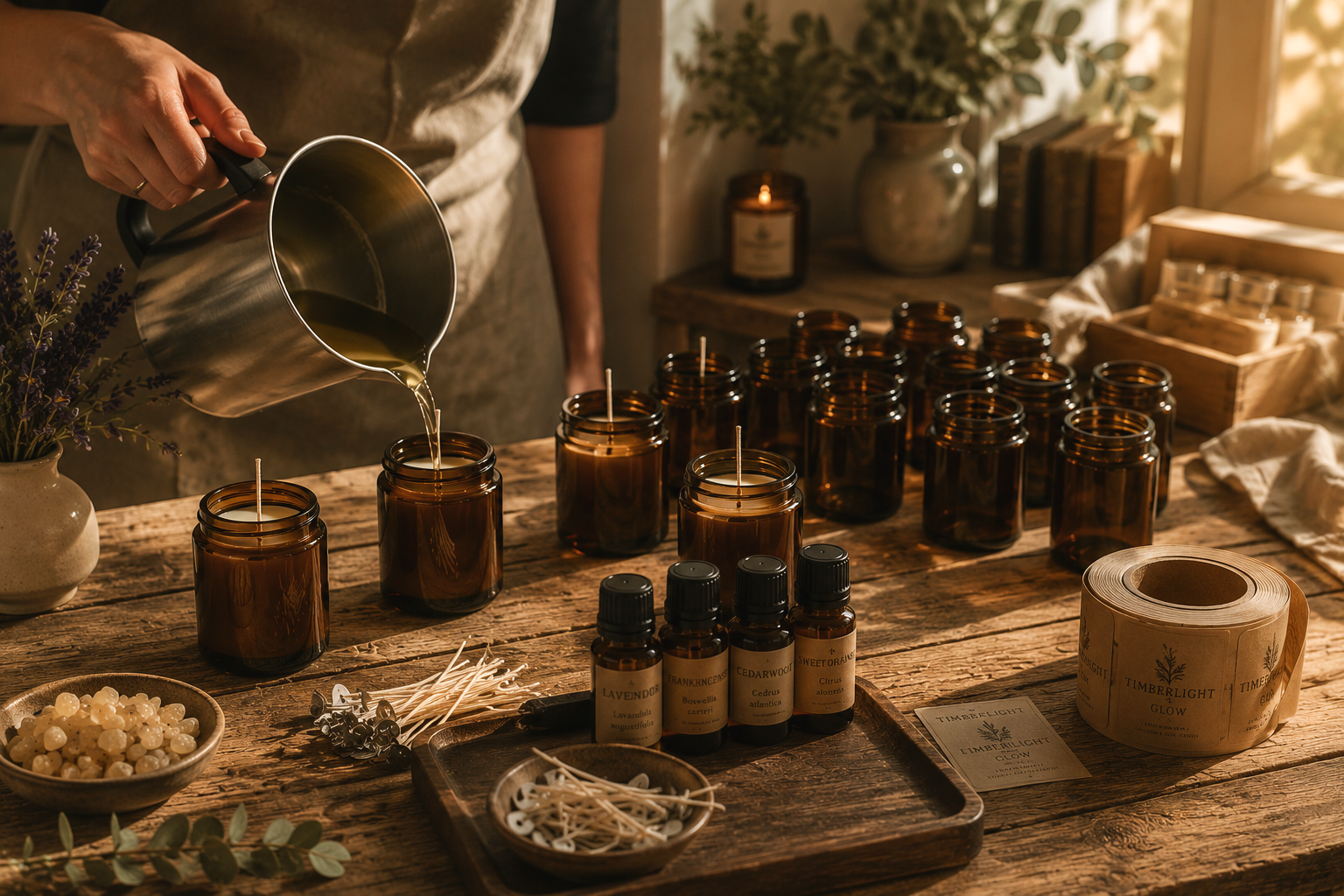 Eco-Friendly Candle Making: Sustainable Choices for a More Conscious Home