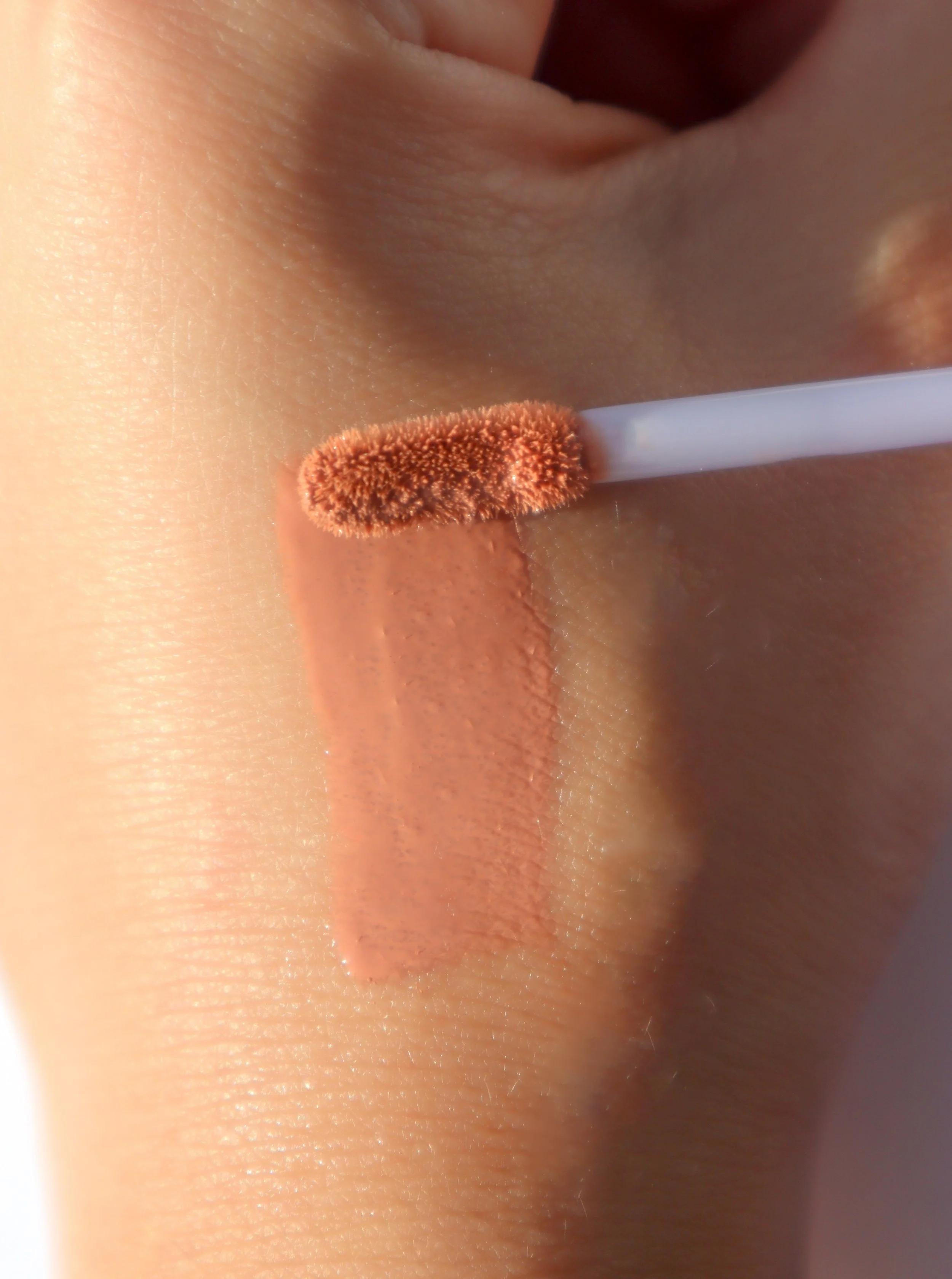 brown nude lipgloss makeup product organic cosmetics