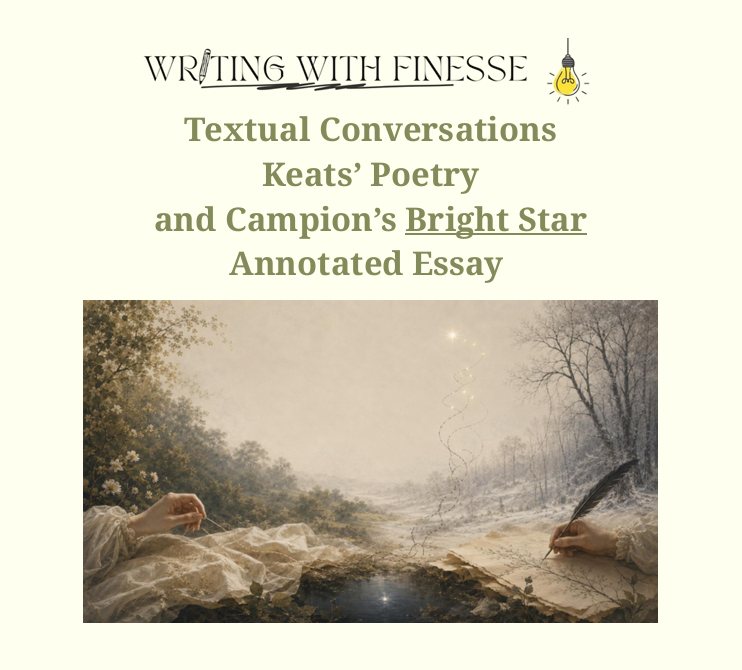Module A Elevated Annotated Textual Conversations Keats and Campion Essay