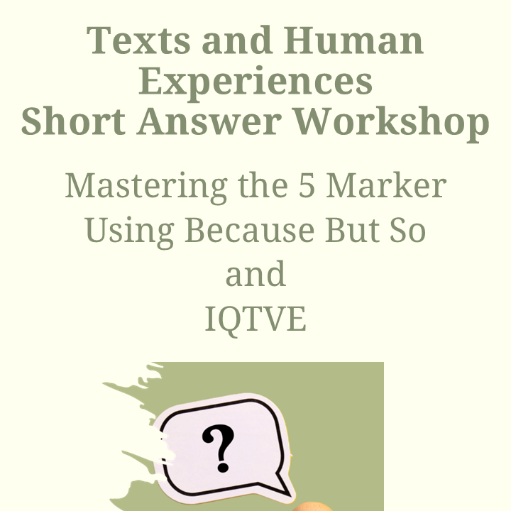 Mastering the 5 Marker: Texts and Human Experiences Using Because, But, So and IQTVE to Develop Evaluative Writing