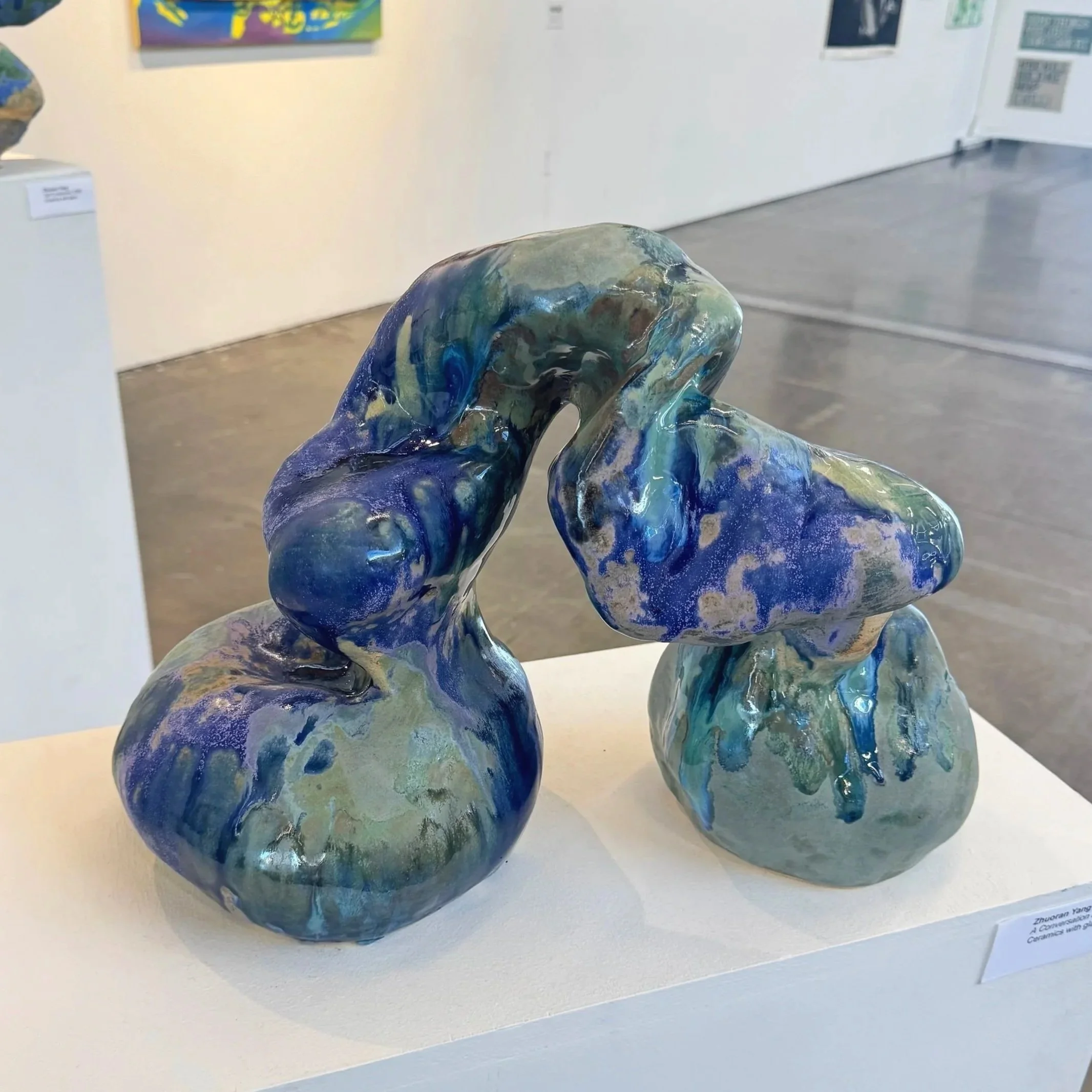 A Conversation Forever, 2025, Ceramics with glaze, 17 ⅕” x 8 x 13 in