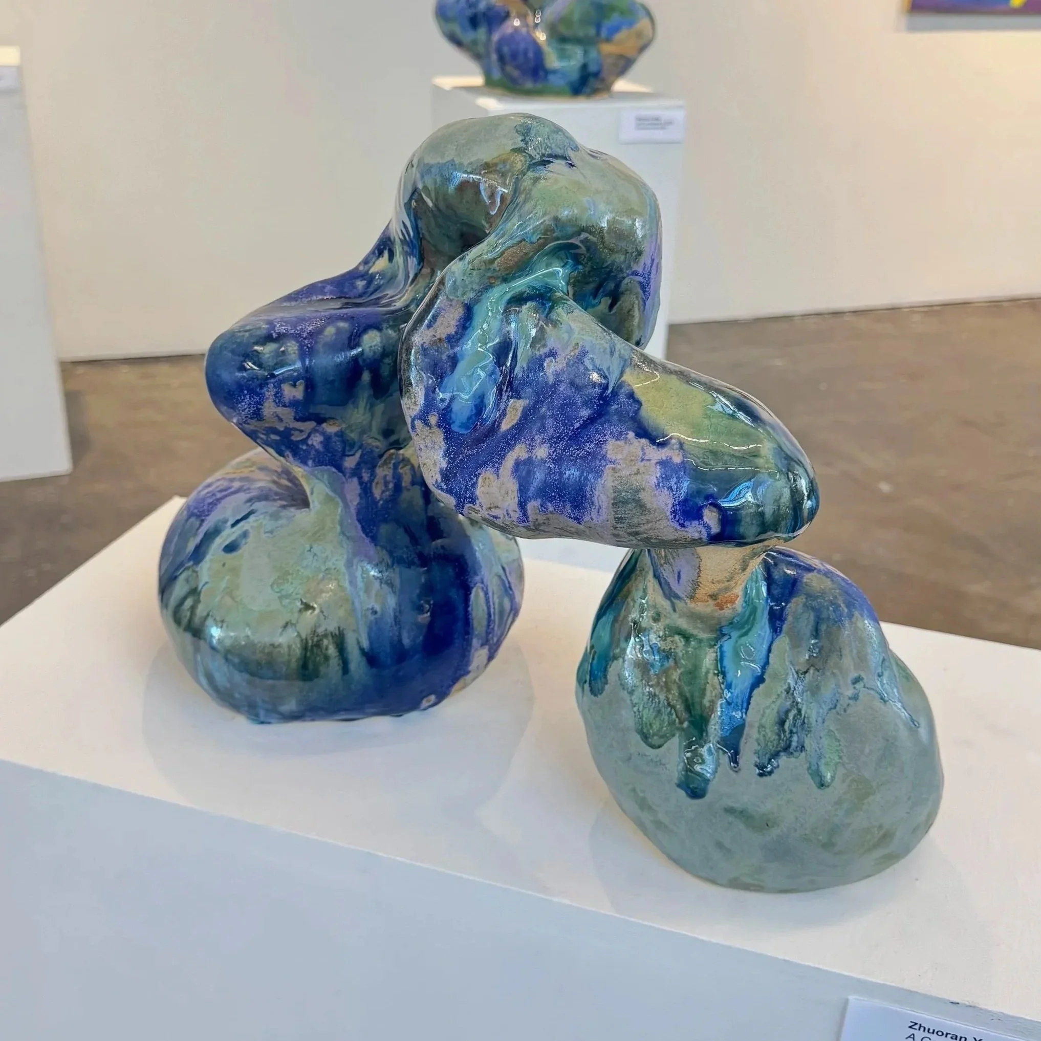 A Conversation Forever, 2025, Ceramics with glaze, 17 ⅕” x 8 x 13 in