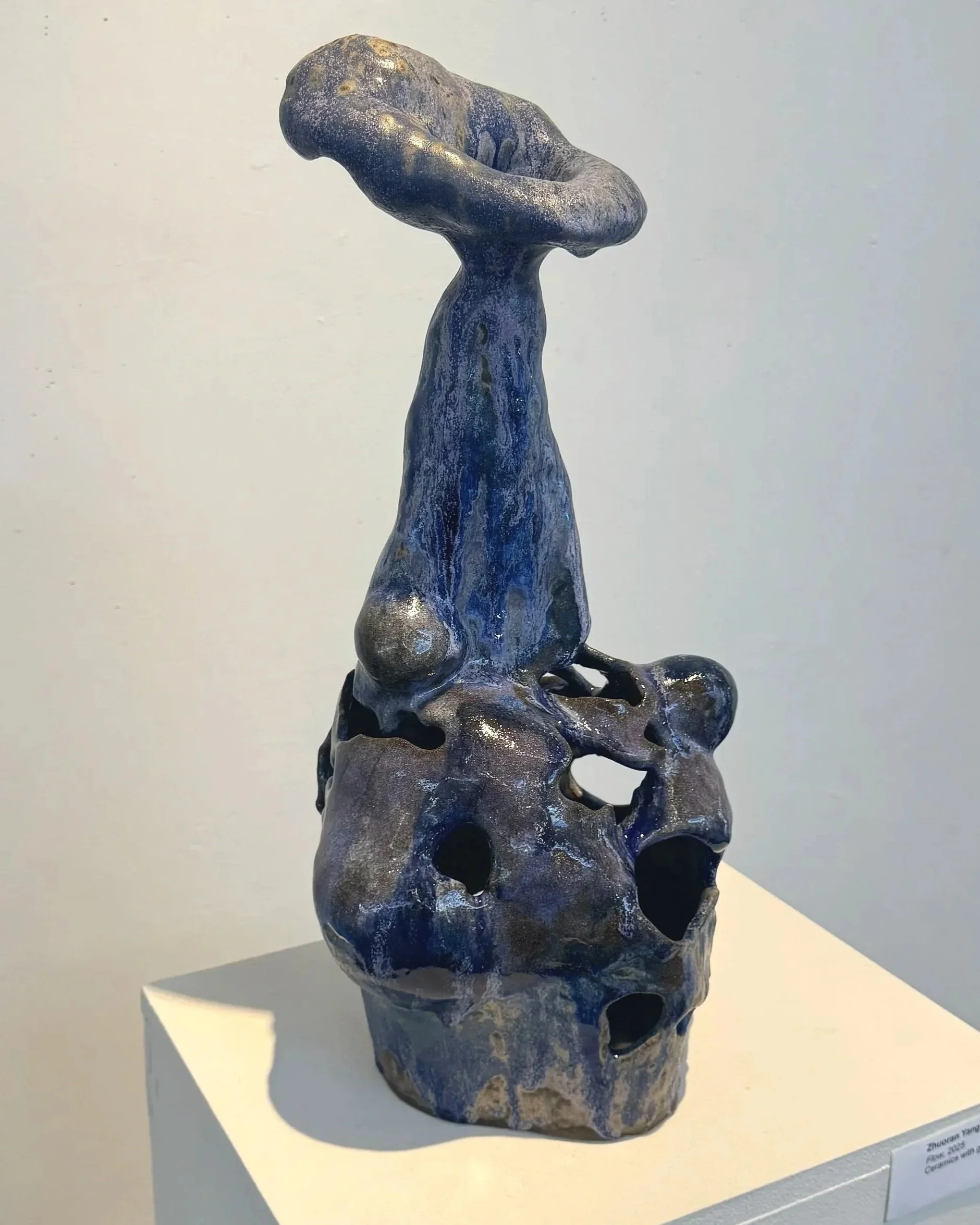 Flow, 2025, Ceramics with glaze, 20 ½” × 10 x 8 ½” in