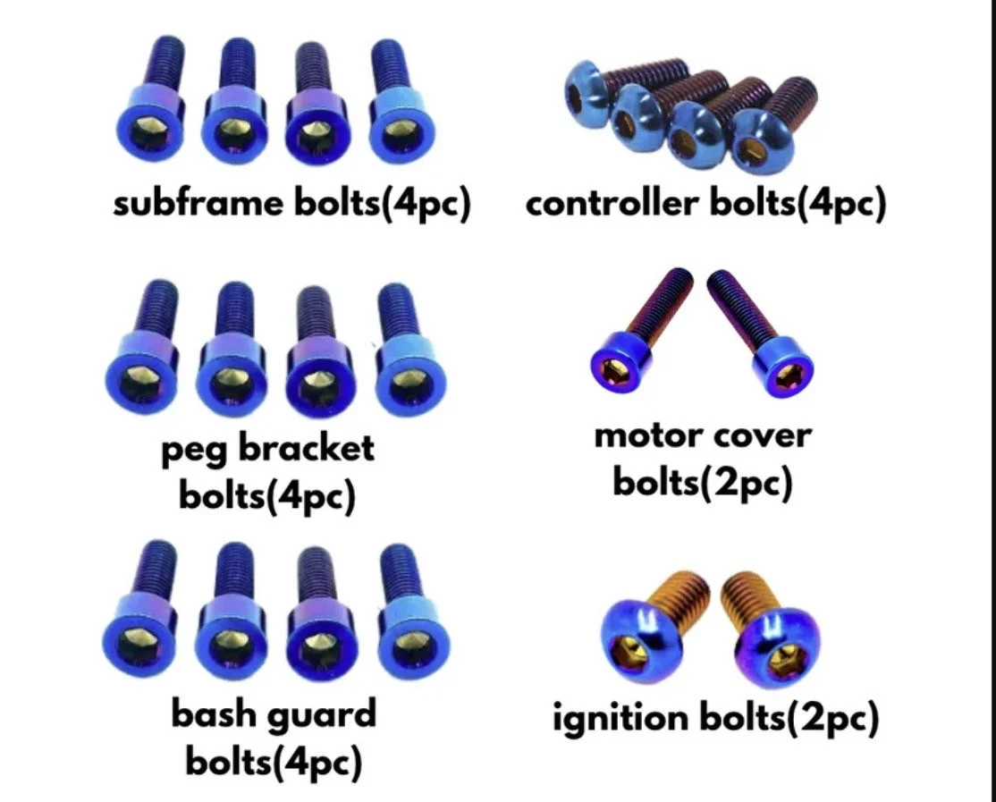 Surron LBX titanium kit