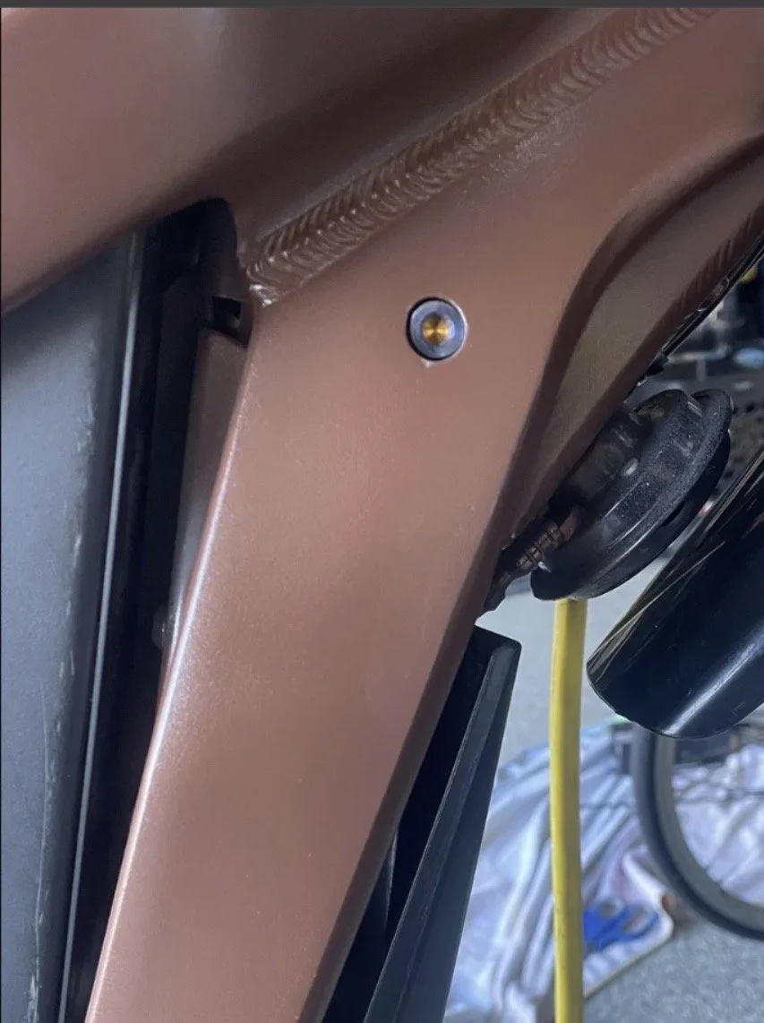 Surron controller plate titanium(2pc)