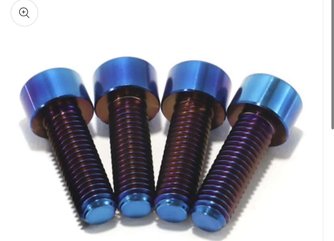 Titanium super 73 pinch bolts(4pc)