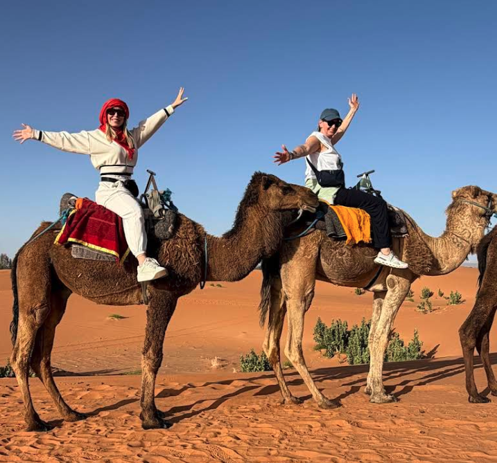 Camel Riding in sahara