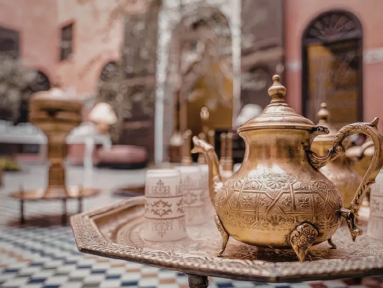 Moroccan tea ceremony