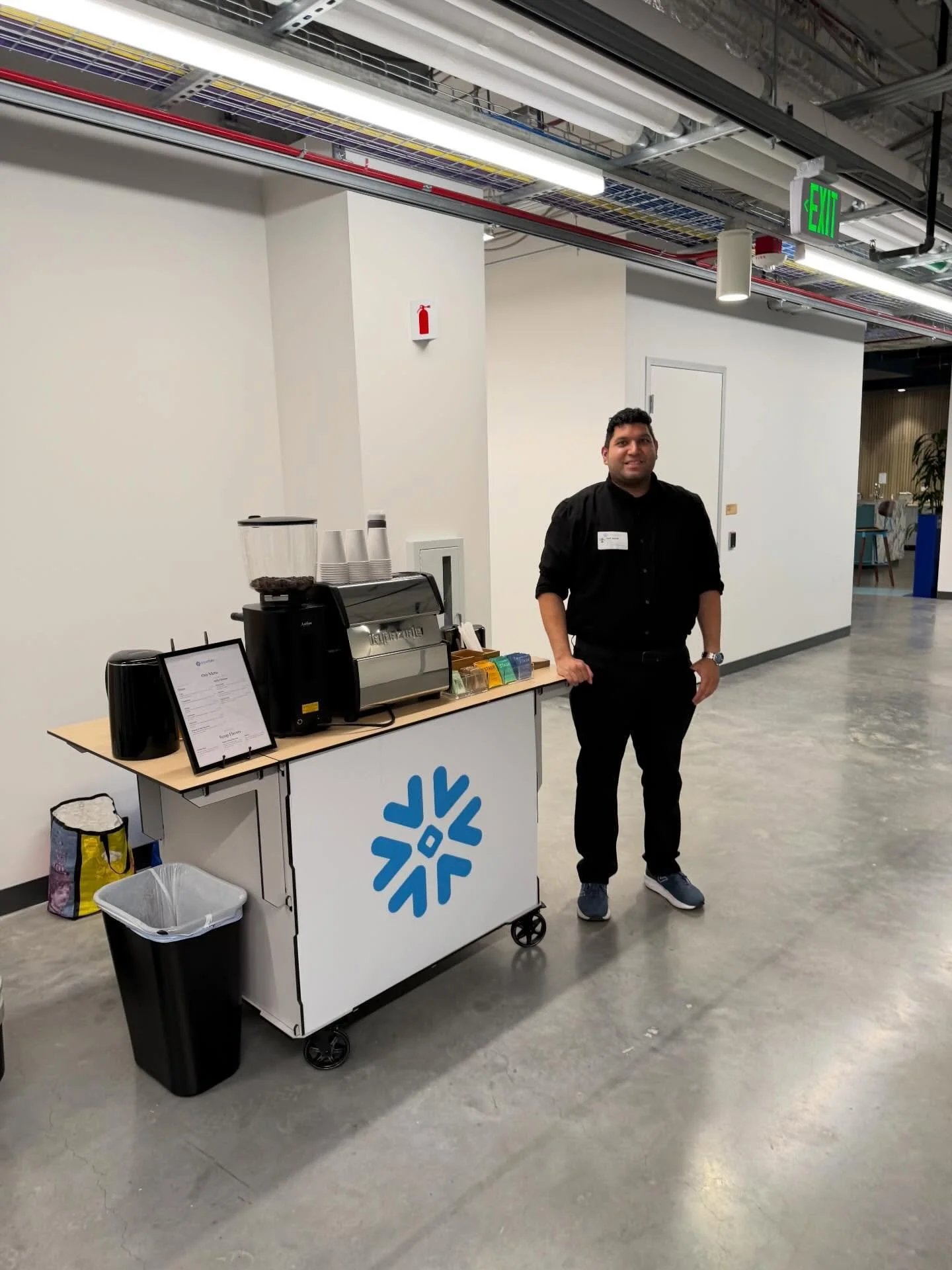 Second Event @_snowflake_inc went great today. #mobilecoffeecart#catering