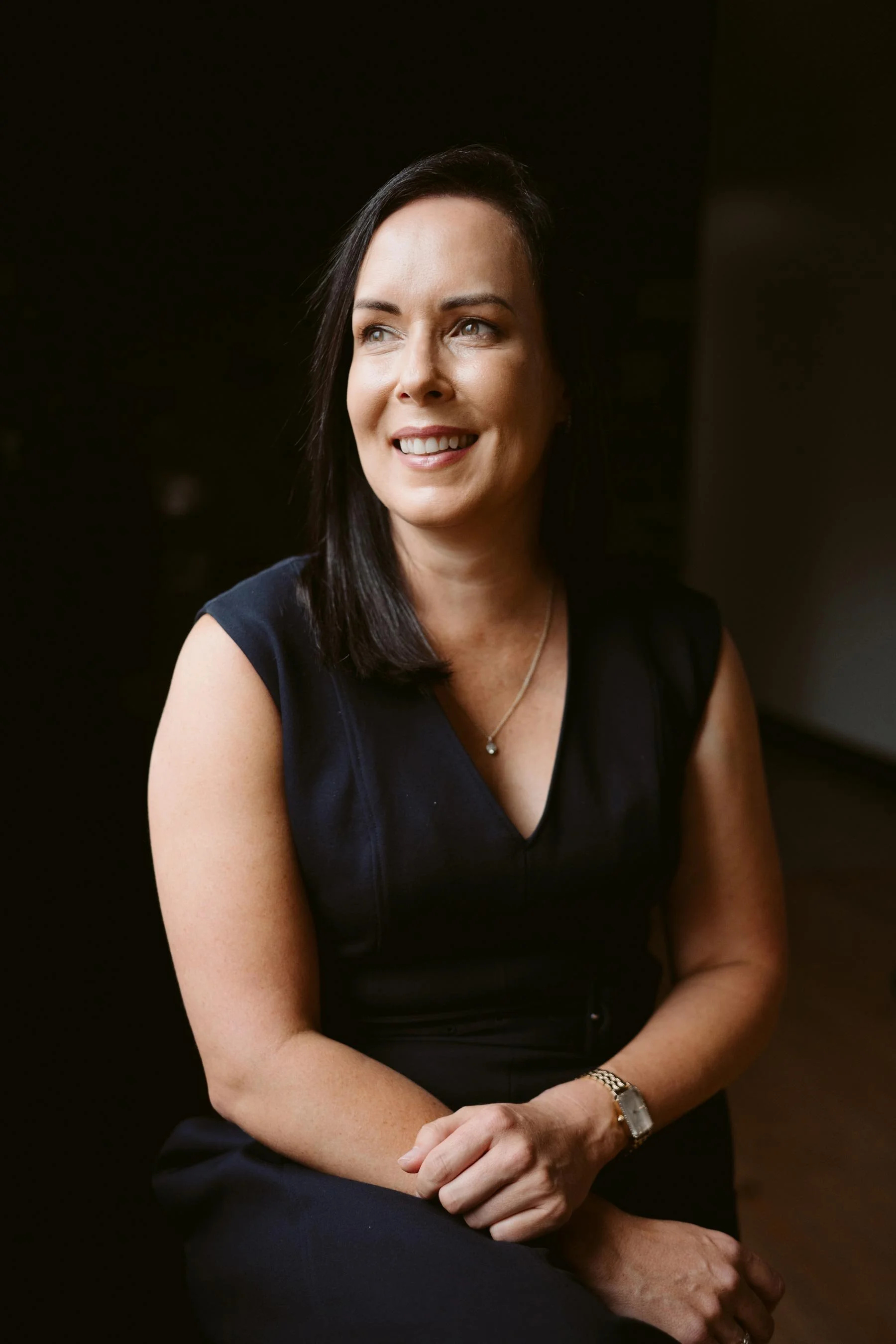 Profile shot of Claire McArthur
