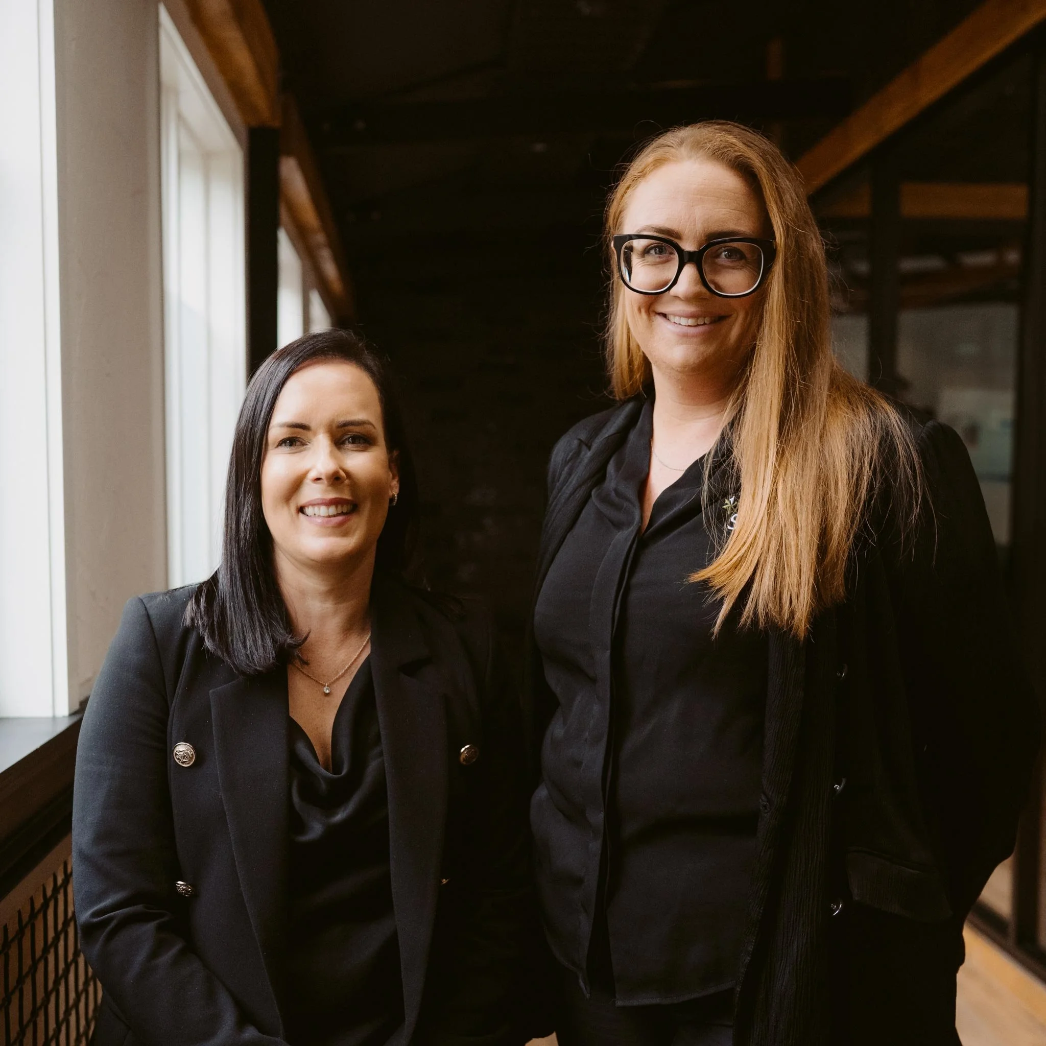Director and Mortgage Adviser Claire McArthur with Aliesha Rowe