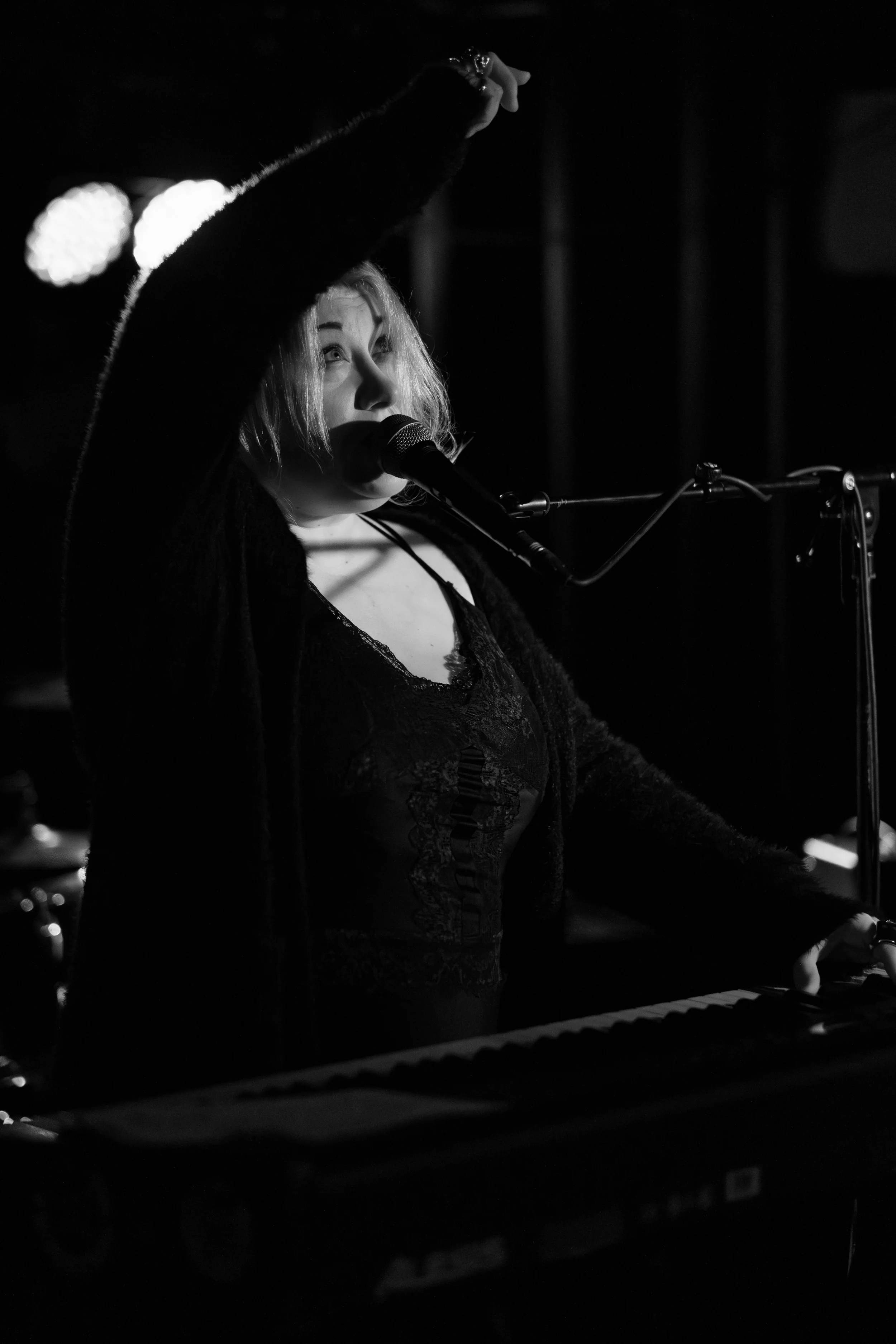 JJ Lovegrove performing at "Up The Duffy's", Duffy's Bar Leicester. 14th December 2025. Fujifilm X-T5, XF56mm, 1/500, f1.2, ISO 1600. © Chris Tweed