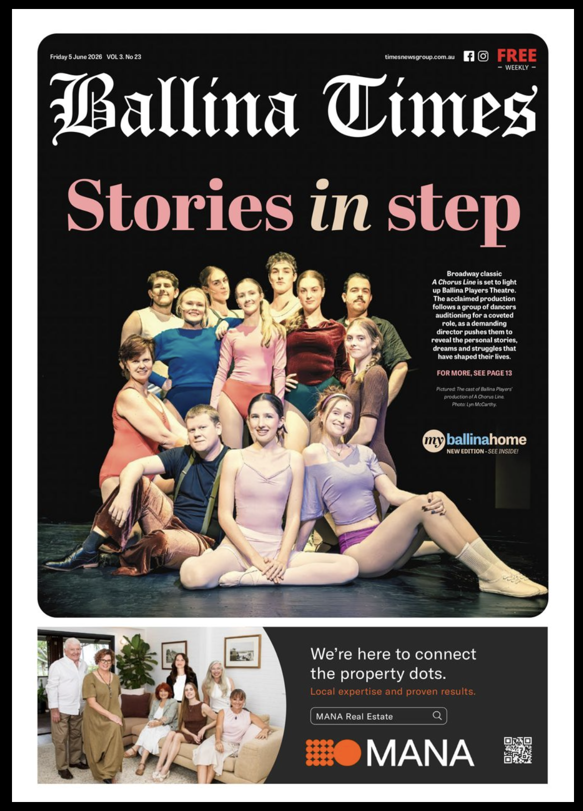 A Chorus Line with Ballina Players 2026