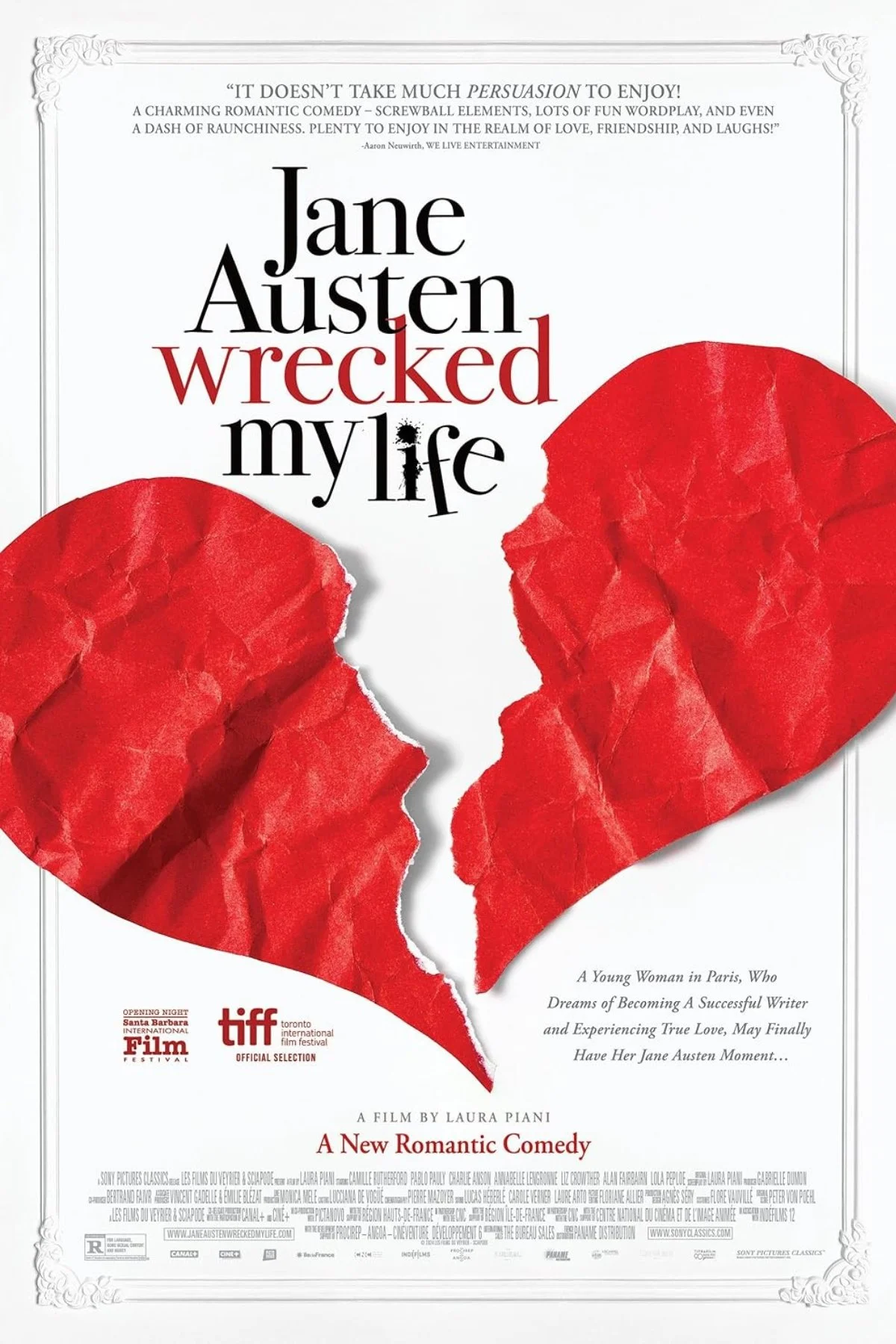 Silbermann Media Group podcast advertising campaign for Sony Pictures film Jane Austen Wrecked My Life.