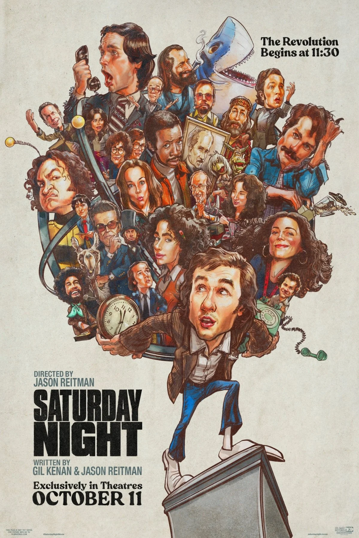 Silbermann Media Group podcast advertising campaign for Sony Pictures film Saturday Night.