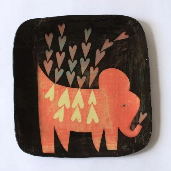 Elephant finds inner peace and shares love