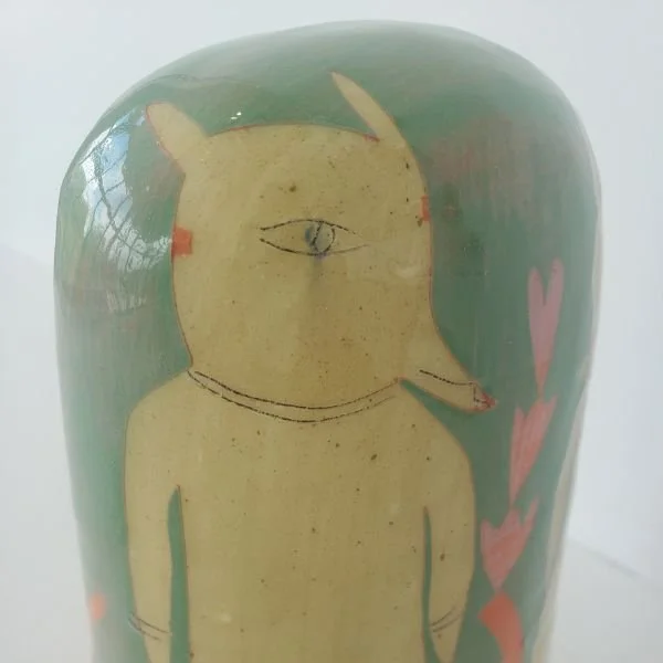 Golden Fox and Rabbit in the garden Tower