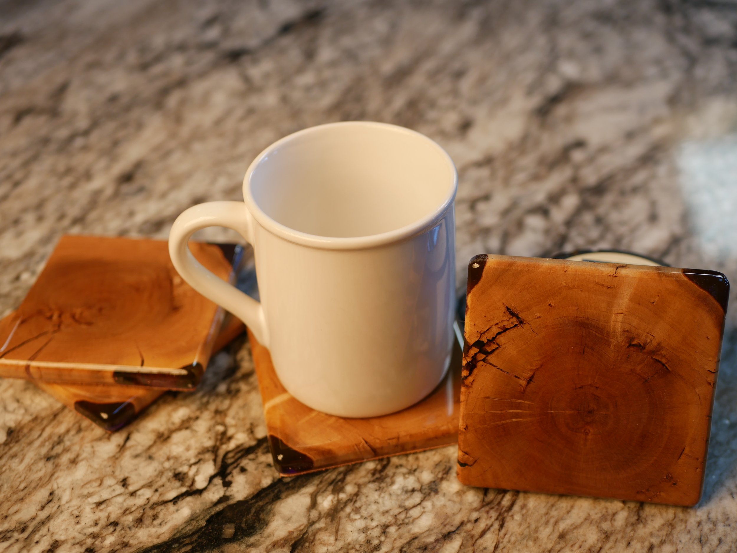 G024 Coasters- Crepe Myrtle