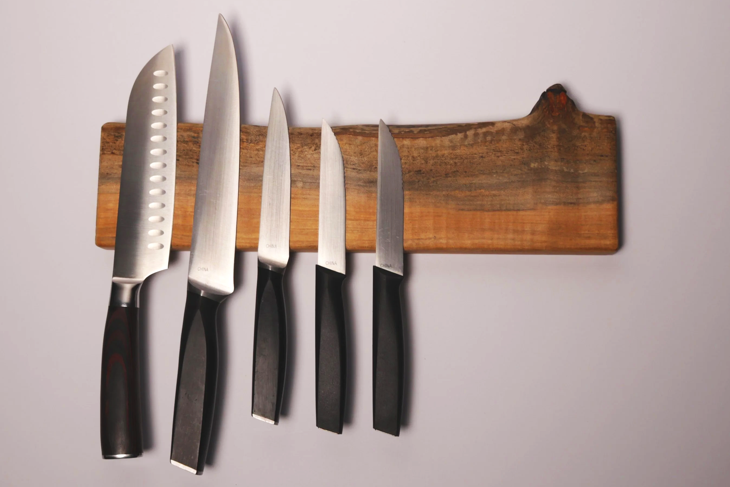 Knife Holder Silver Maple 14"