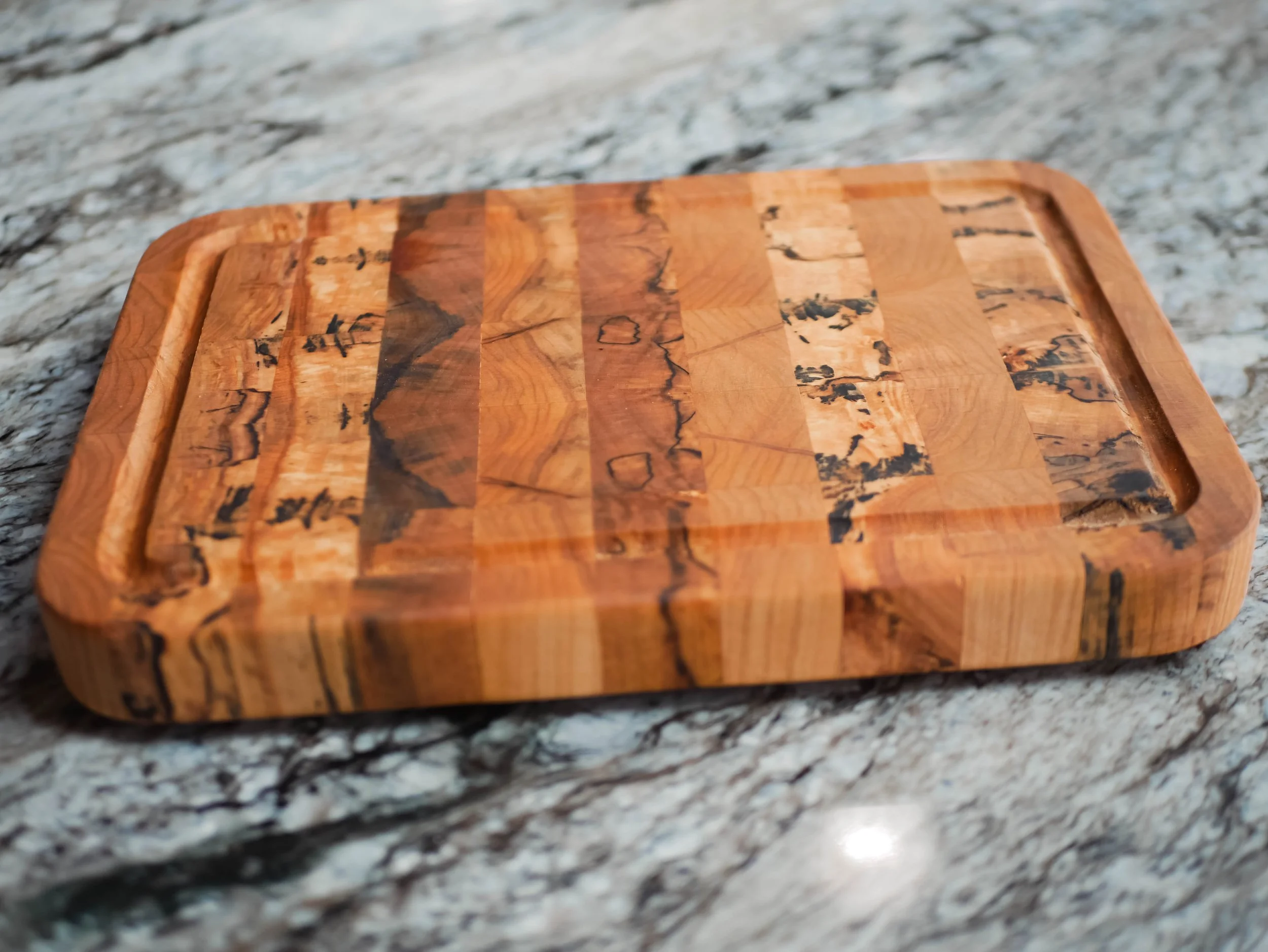 Silver maple cutting Board with Juice Groove