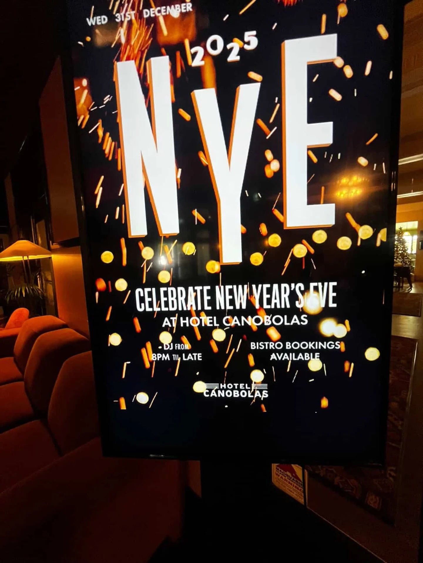 NYE at Hotel Canobolas.
I&rsquo;ll be DJing from 8pm till late.
If you&rsquo;re heading out in Orange, this is the place to be!