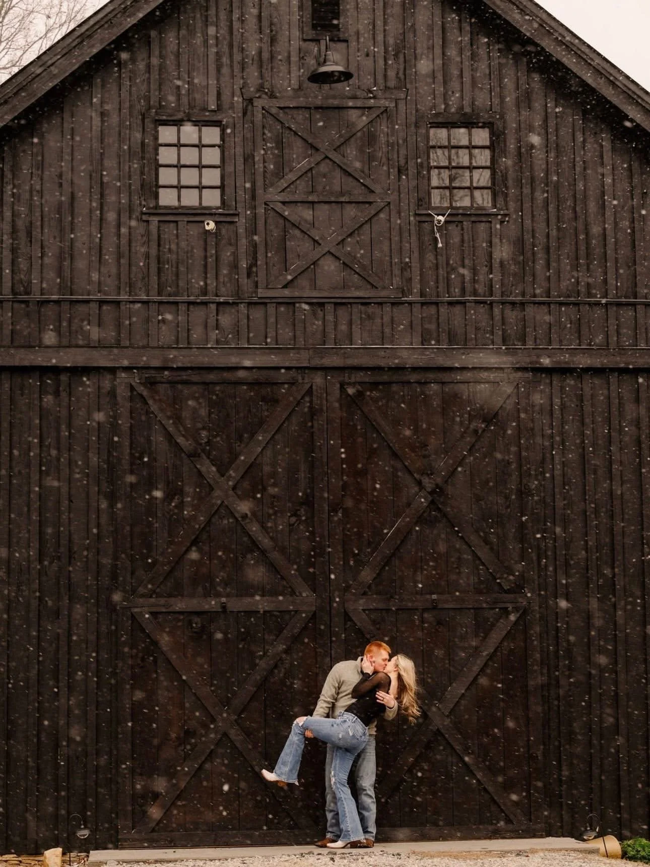 Rain, snow, or shine &mdash; Wild Ridge is always a little wild + magical ❄️ 

We are booking for Spring Events &mdash;- DM us, email: hello@wildridgenc.com, or text 828-385-1629

📸: @sarahbraggphotography 
.
.
#ncweddingvenue #ncweddings #parkwayve