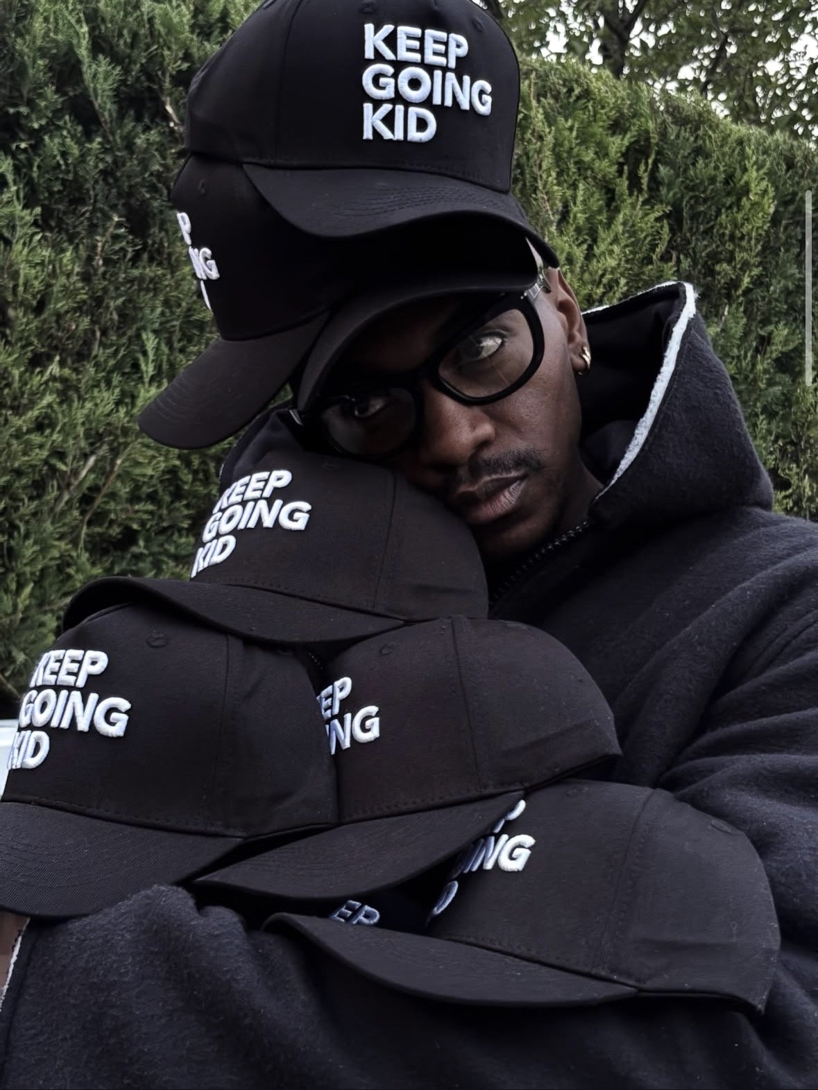 Keep Going Kid Hat (Black)