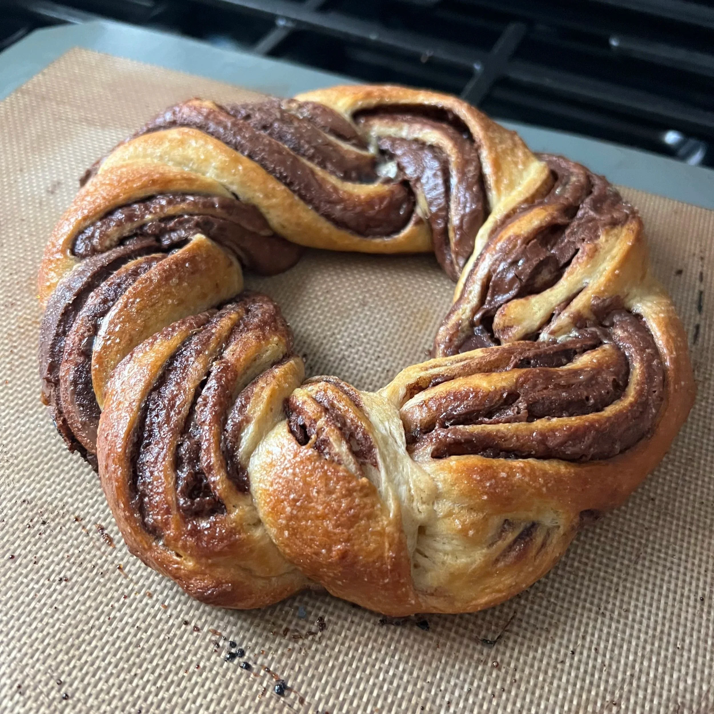 Braided Nutella Bread