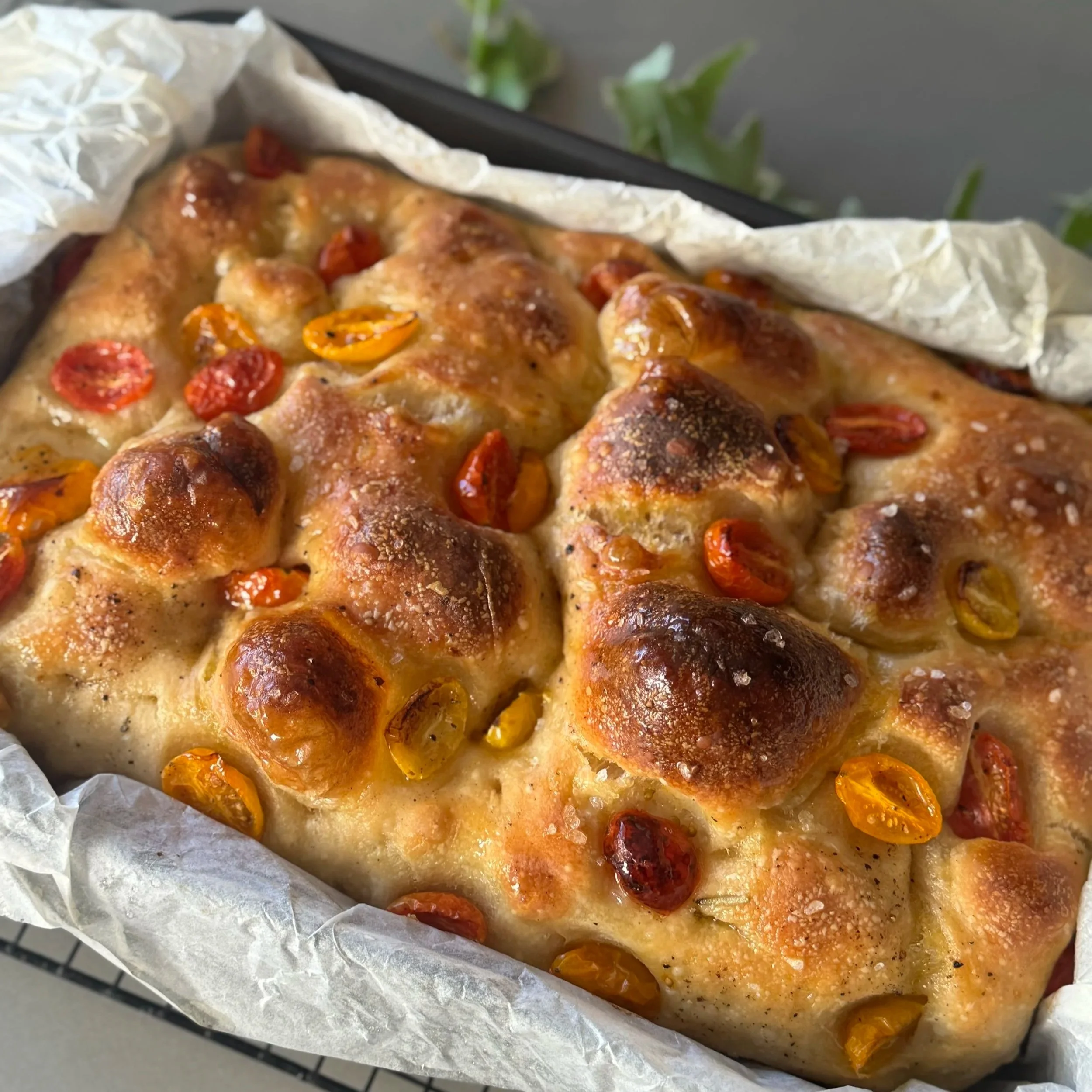 Focaccia al pomodoro