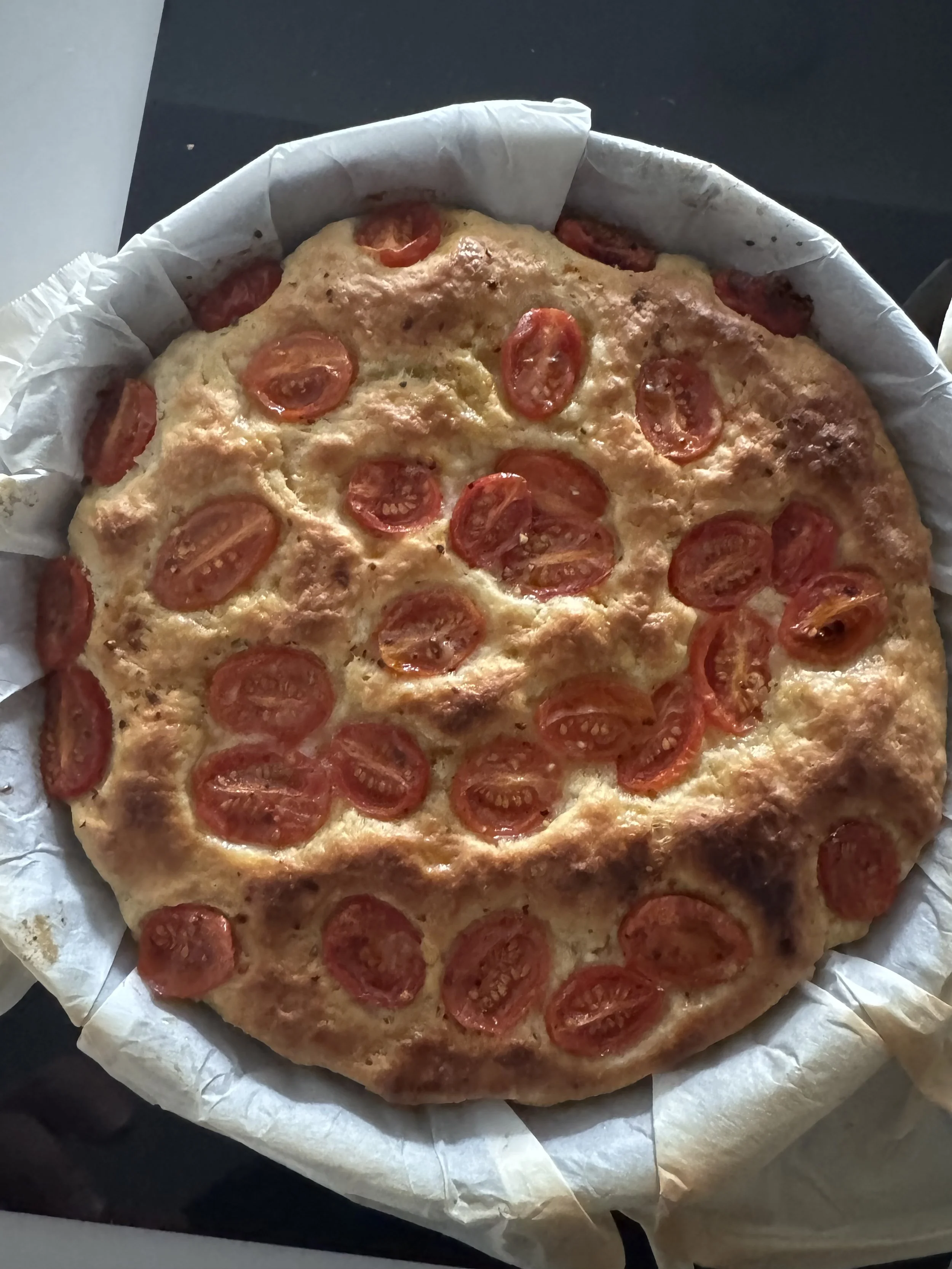 Focaccia Pugliese (roasted tomatoes)