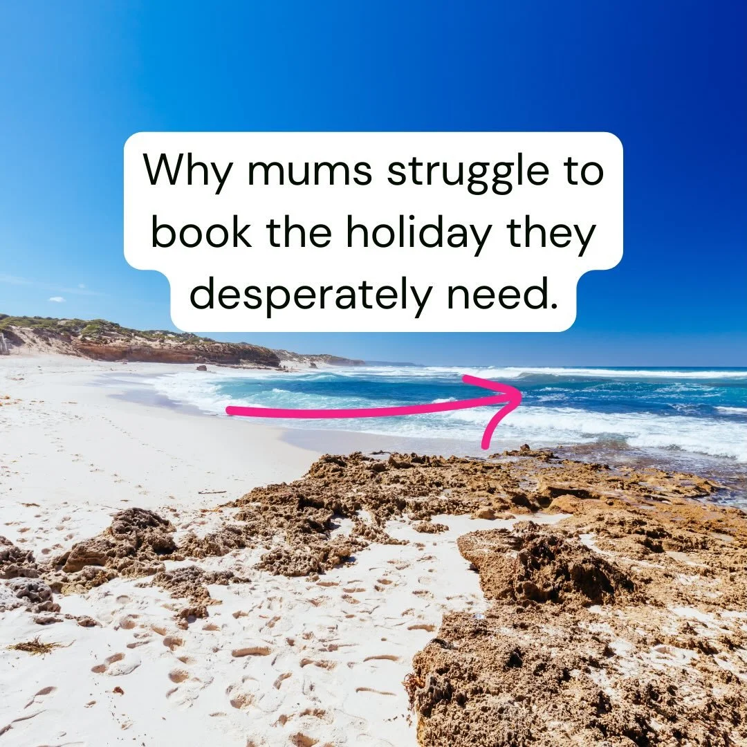 Ever notice how mums are the ones dreaming about the holiday&hellip;
but also the ones who never actually book it?

It&rsquo;s not because you don&rsquo;t want it badly enough.
It&rsquo;s because you&rsquo;re carrying everything.

The mental load of 