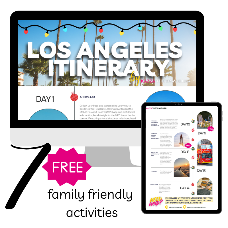 14-day Christmas in LA Itinerary - kid-approved!