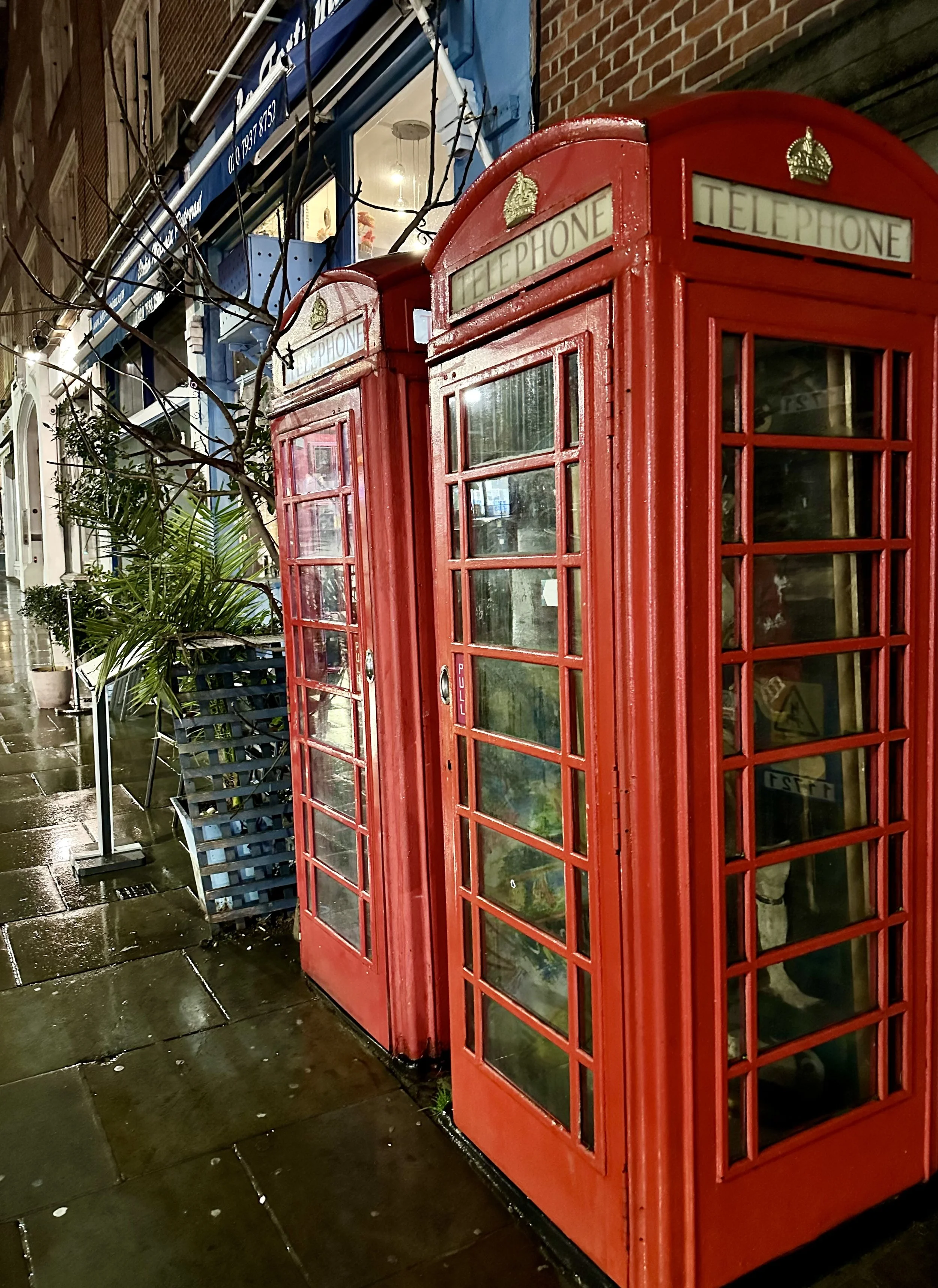 The iconic phone booths