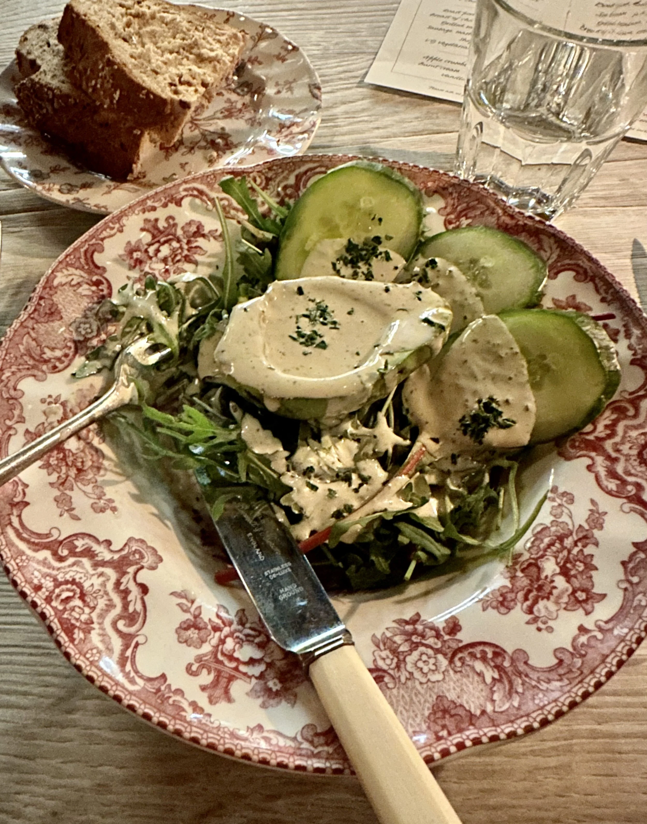 Dinner at an AMAZING restaurant called Maggie Jones's in Kensington - highly recommend!