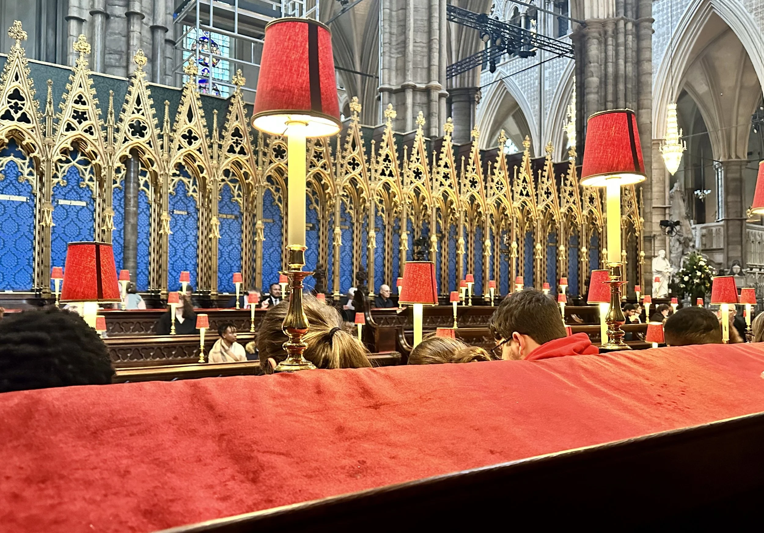 Where I got to sit IN Westminster Abbey for a mass - the choir was like angels