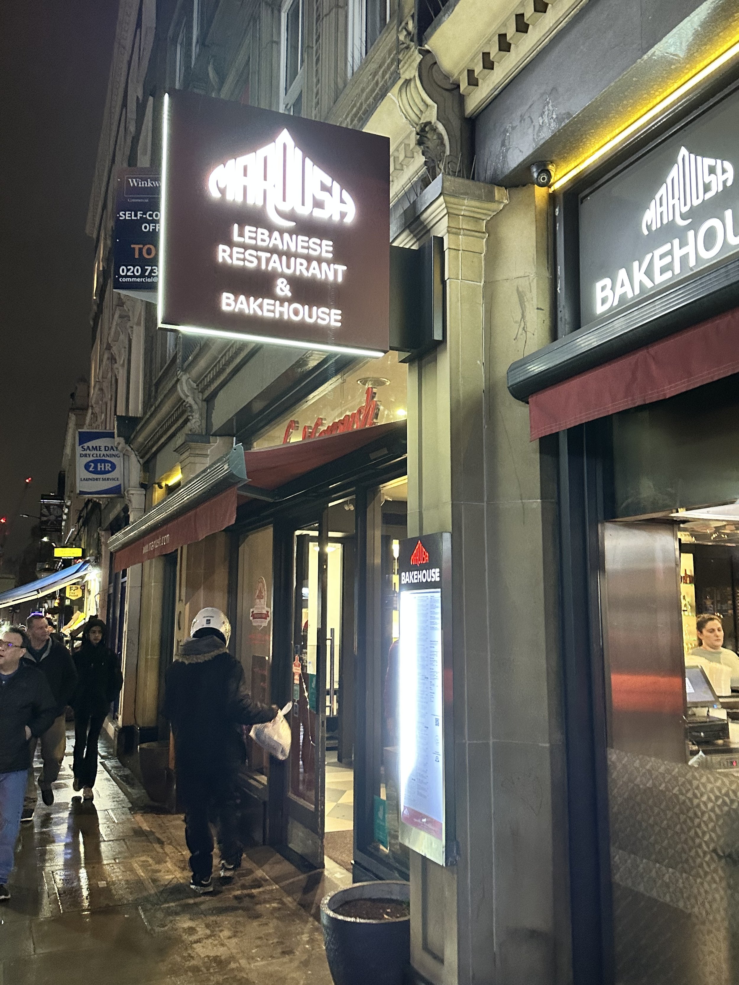 A delicious Lebanese restaurant