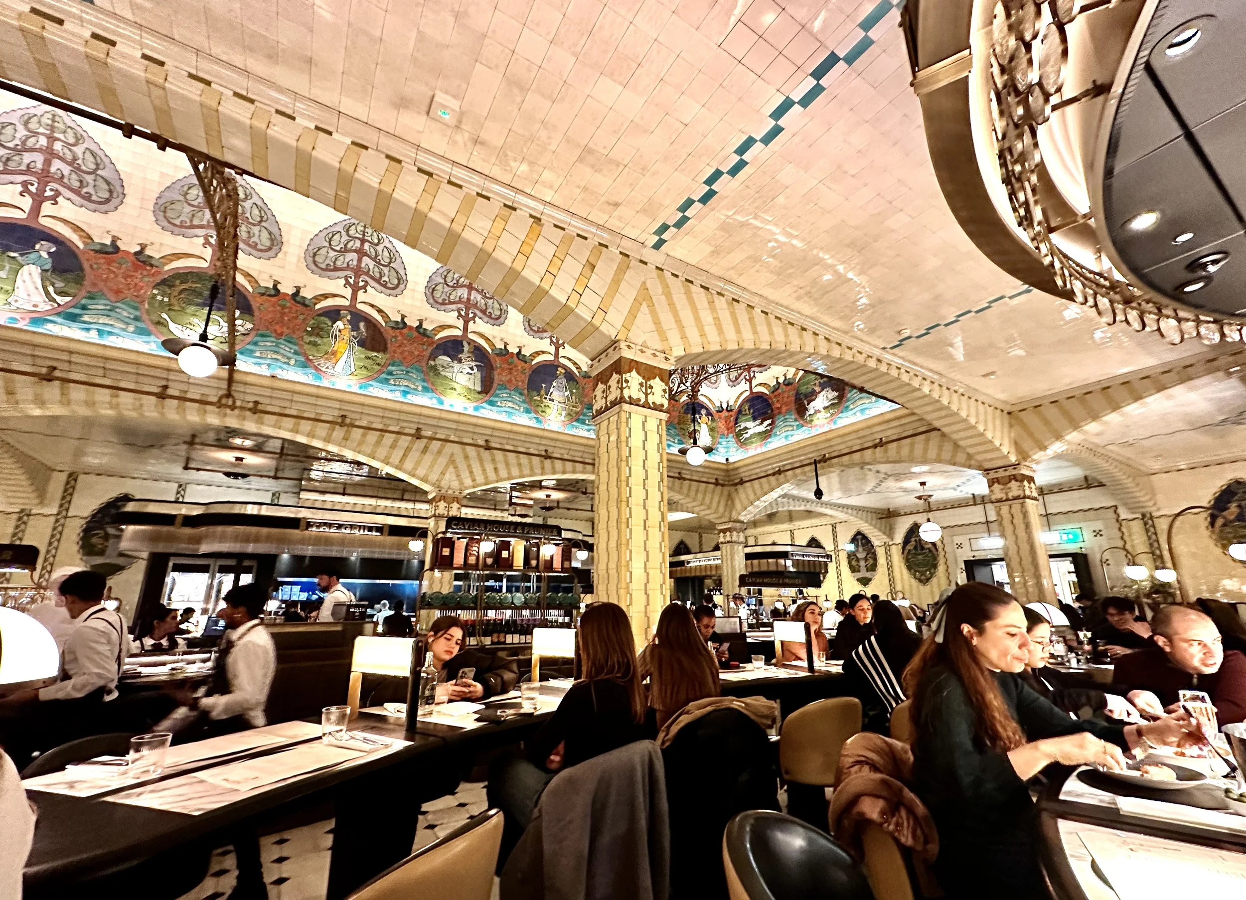 The Dining Hall at Harrod's was unmatched