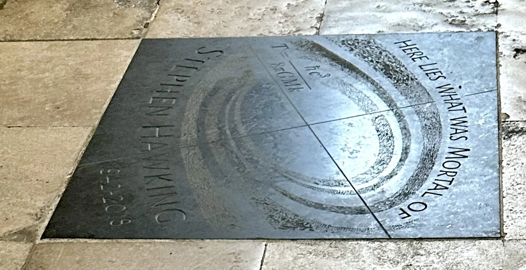 Stephen Hawking's resting place