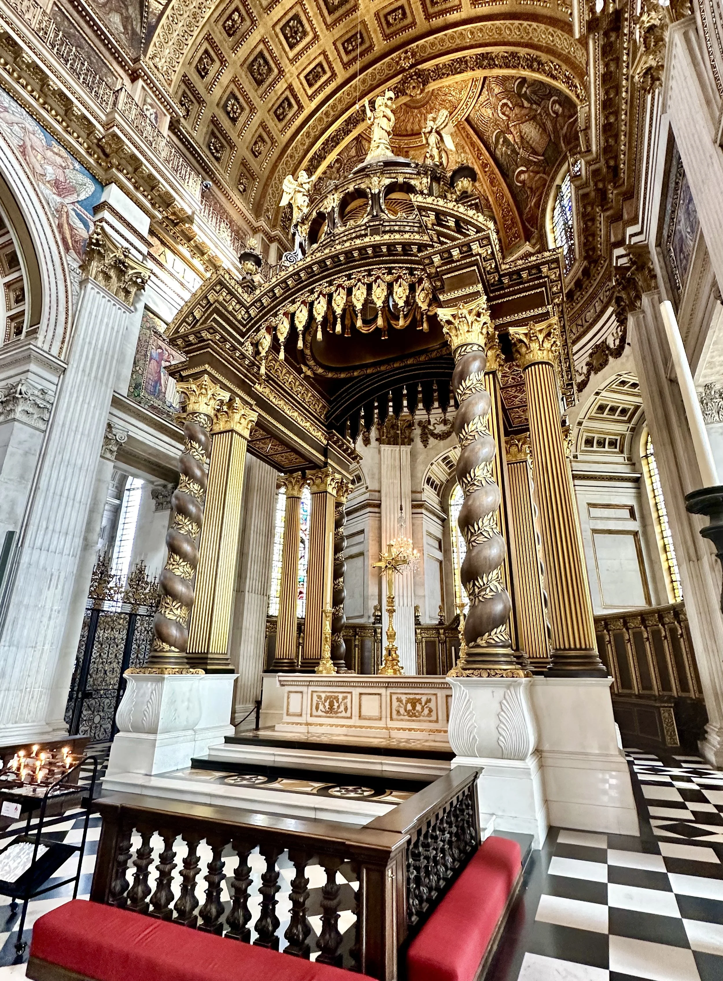 The detail on this altar was amazing