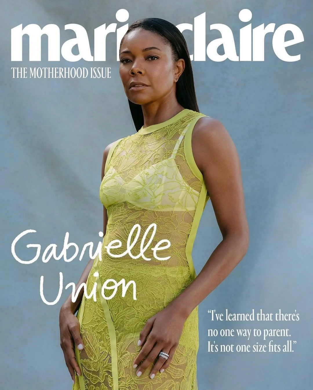 Gabrielle Union covers Marie Claire May 2025
