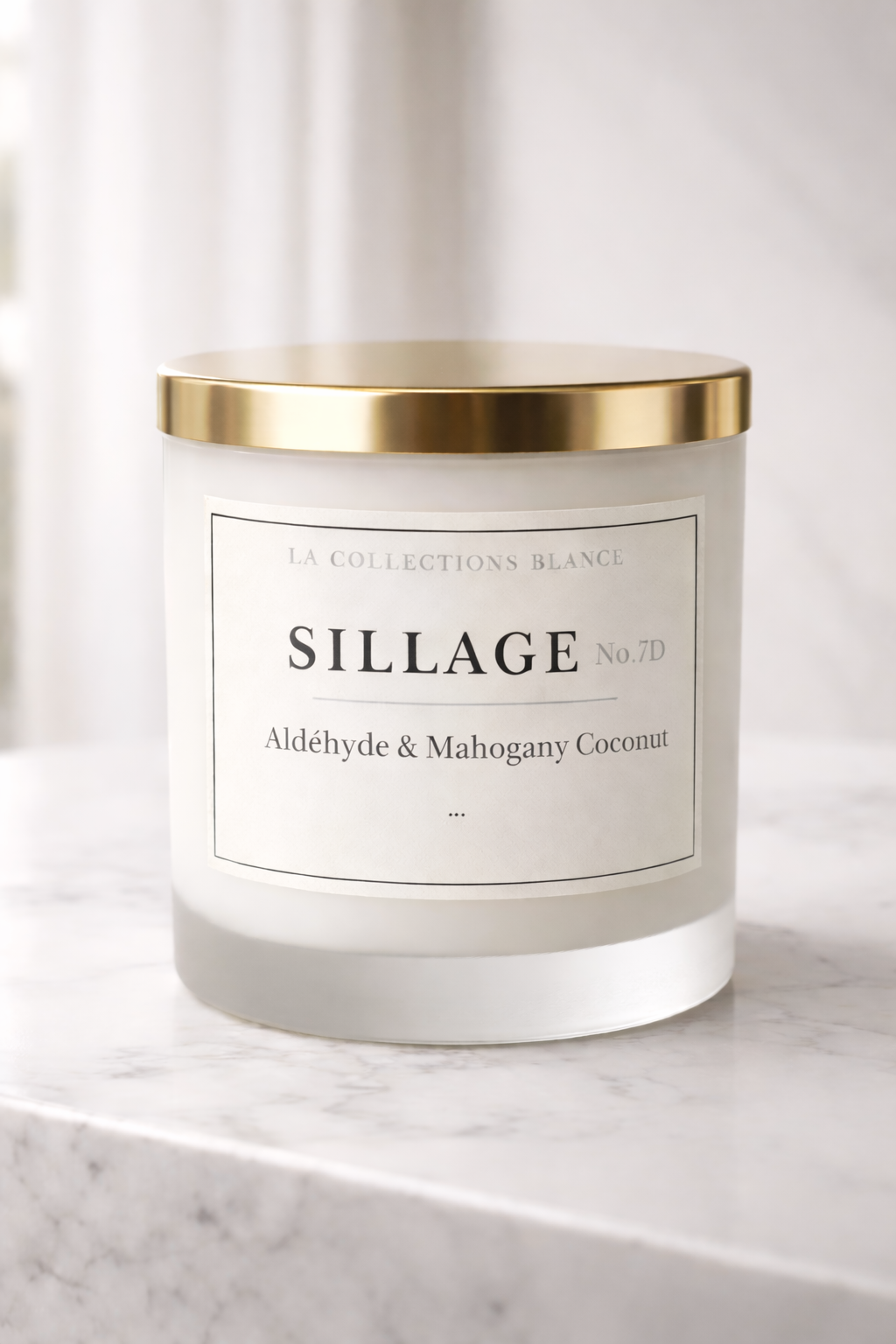 Sillage No. 7D - Aldéhyde & Mahogany coconut